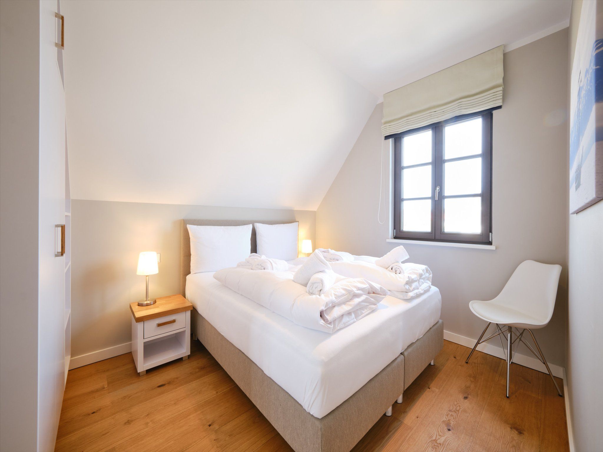 Premium Reetdachvilla mit 3 Schlafzimmern, Sauna und Kamin (H11) - Schlafzimmer