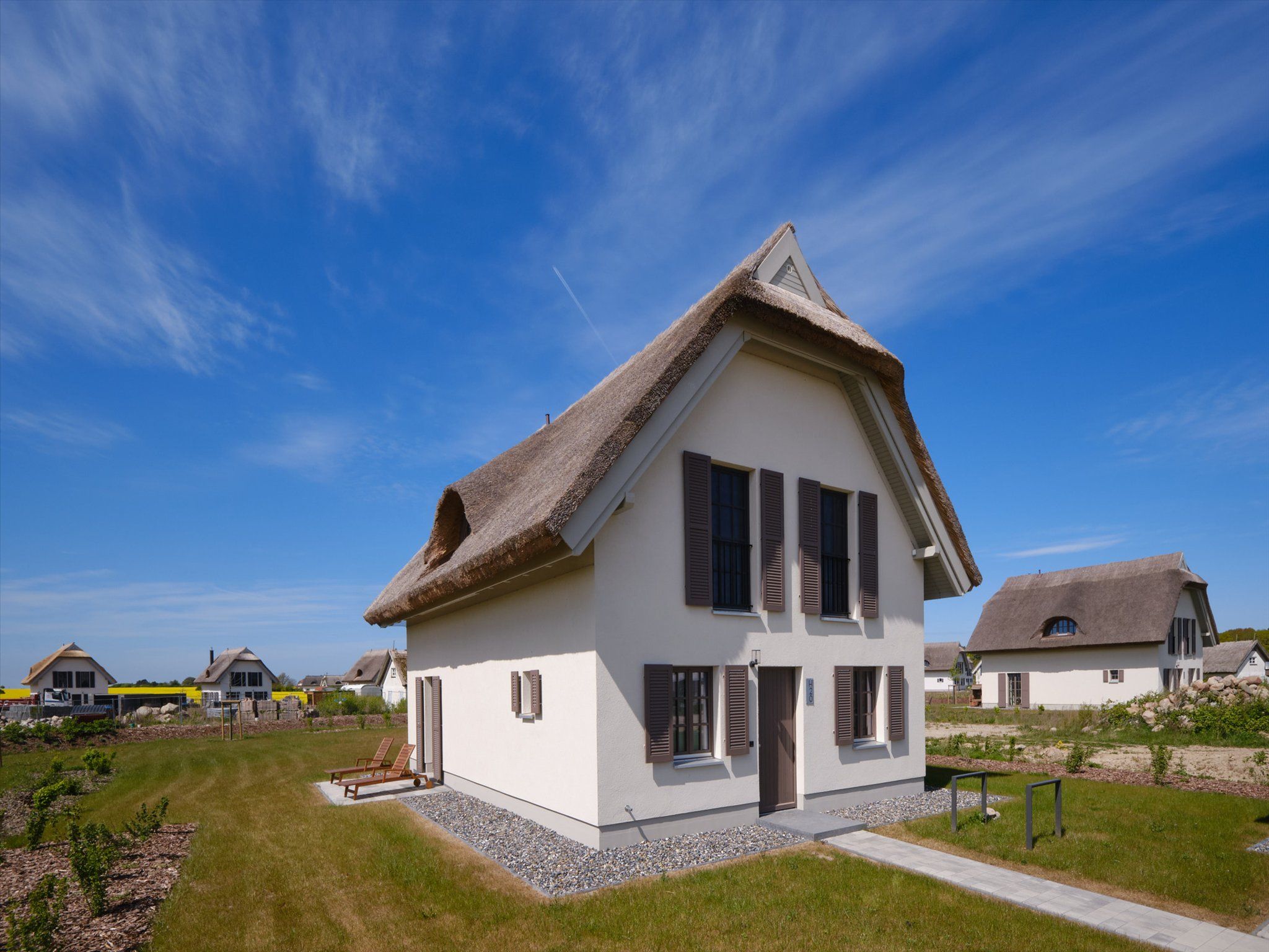 Luxus Reetdachvilla mit 3 Schlafzimmern, Sauna und Kamin (H20) - Hauptansicht