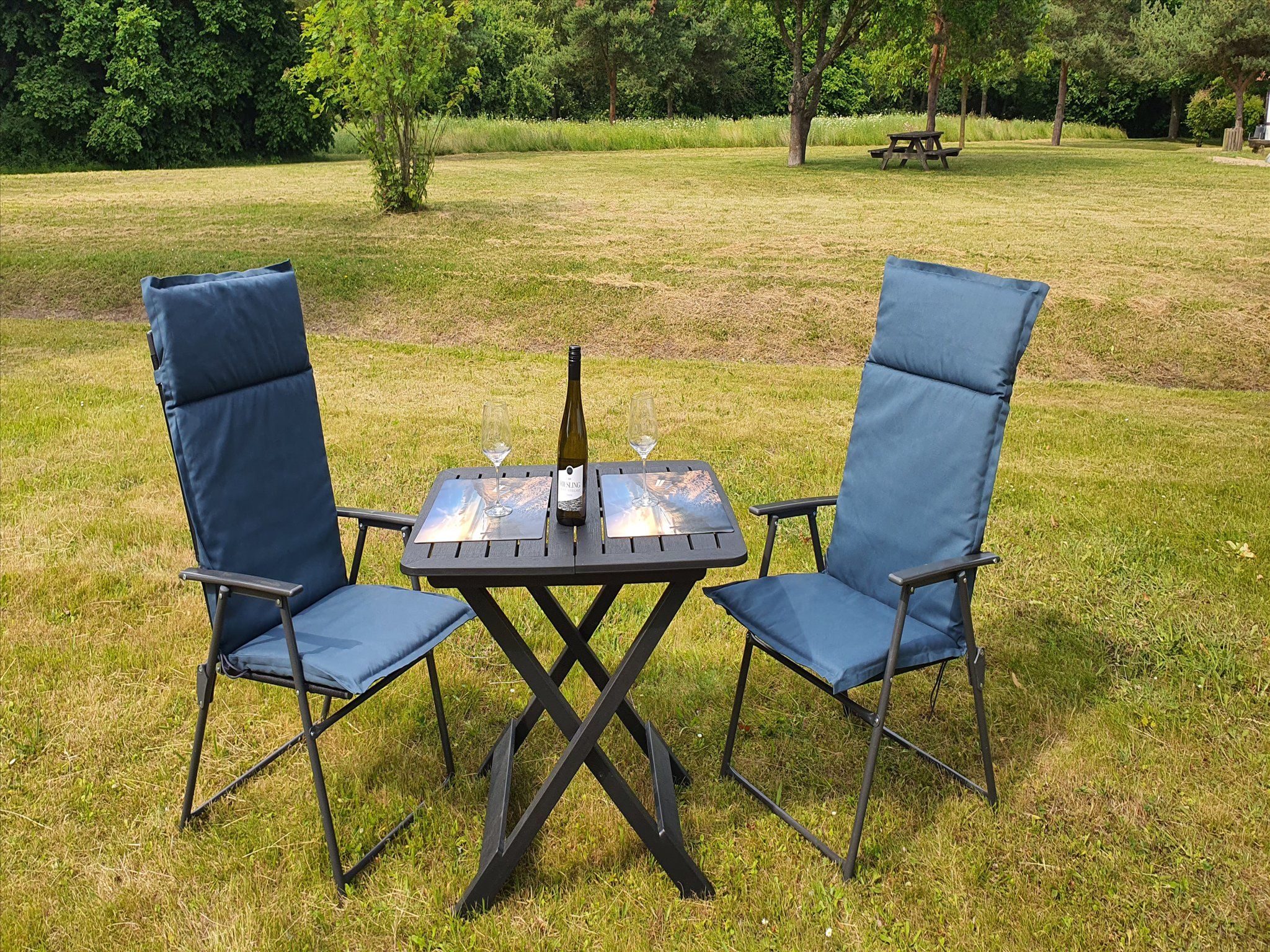 Feriendorf Rugana Komfortplus Ferienwohnung mit 1 Schlafzimmer (C31) Insel Rügen - Gartenblick