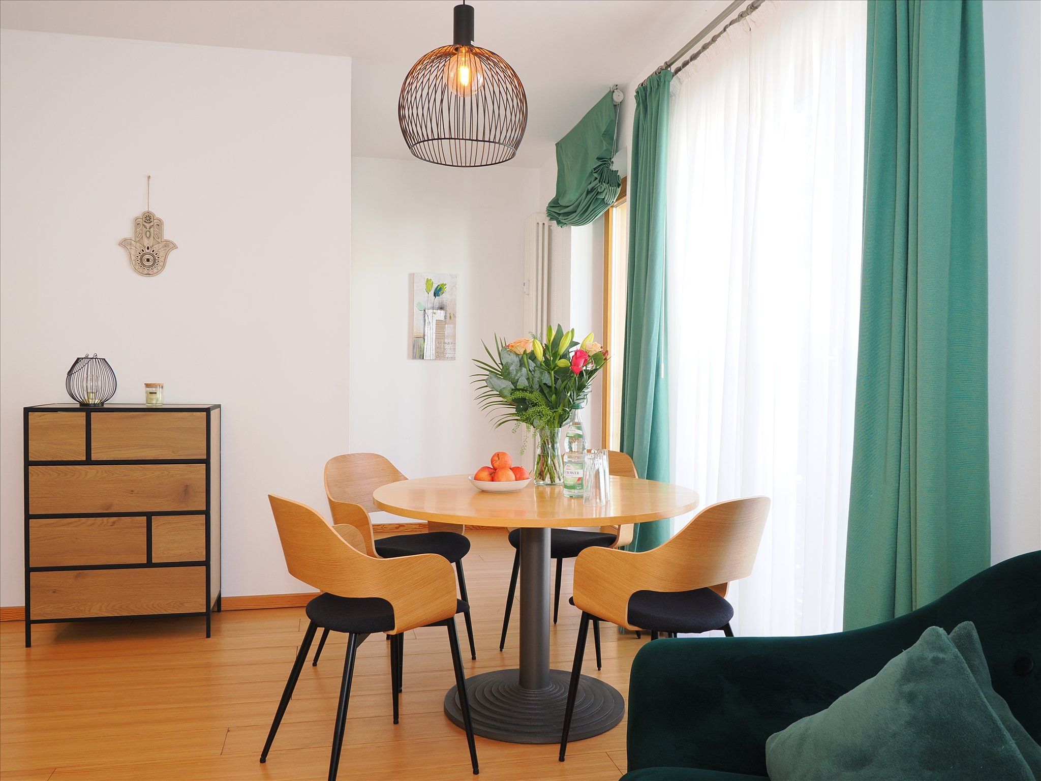 Kaiservillen Heringsdorf Ferienwohnung mit 1 Schlafzimmer und Balkon (D111) Insel Usedom - Wohnzimmer