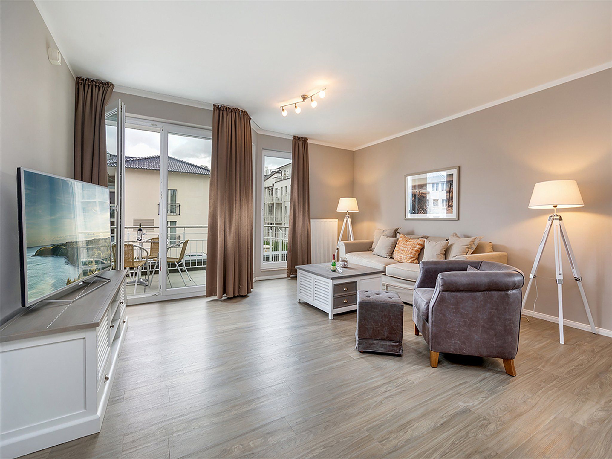 Strandvillen Binz Residenz Bel Vital - Ferienwohnung 12 Bella Vita Insel Rügen - Wohnzimmer