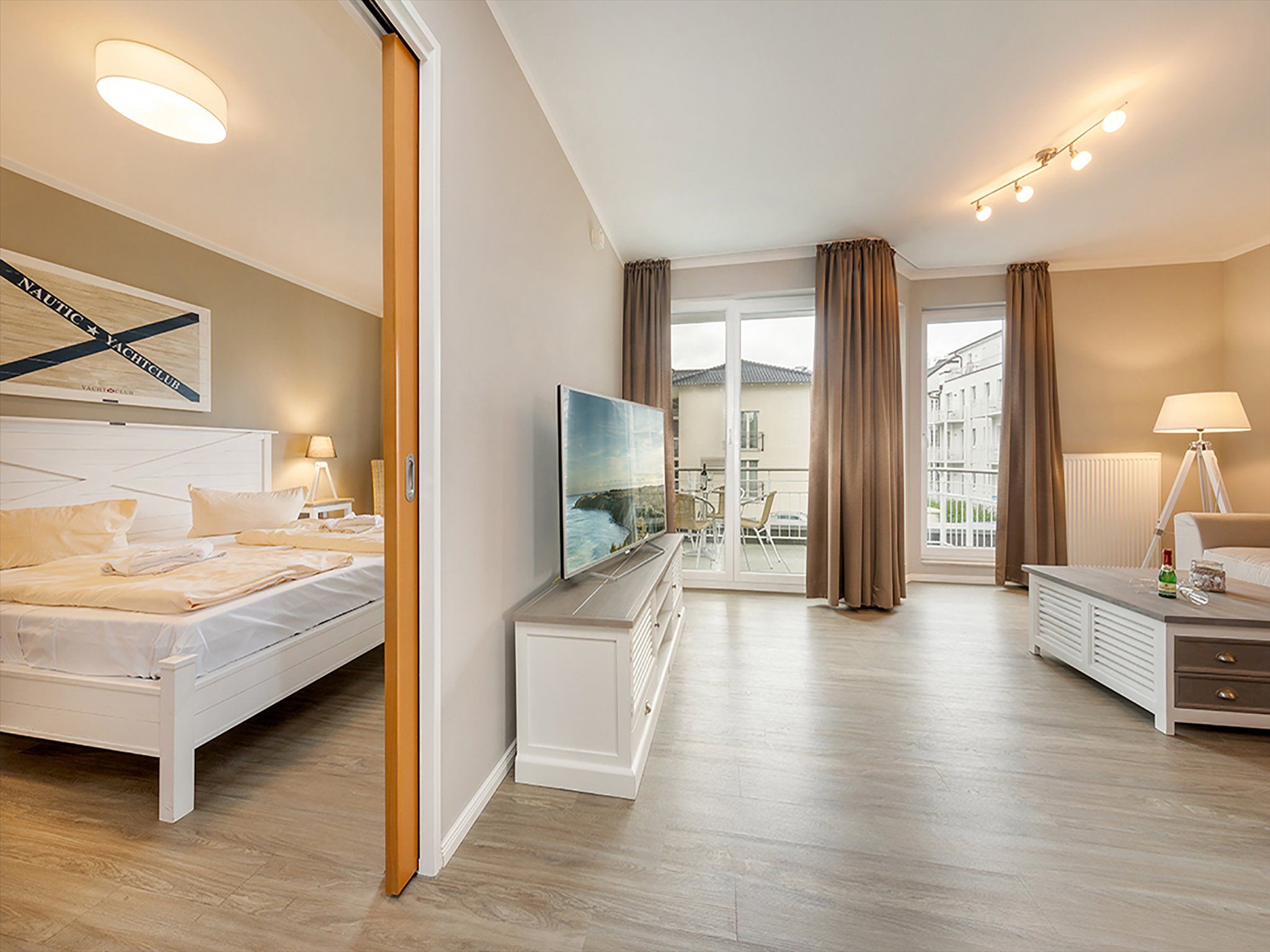 Strandvillen Binz Residenz Bel Vital - Ferienwohnung 12 Bella Vita Insel Rügen - Wohnzimmer