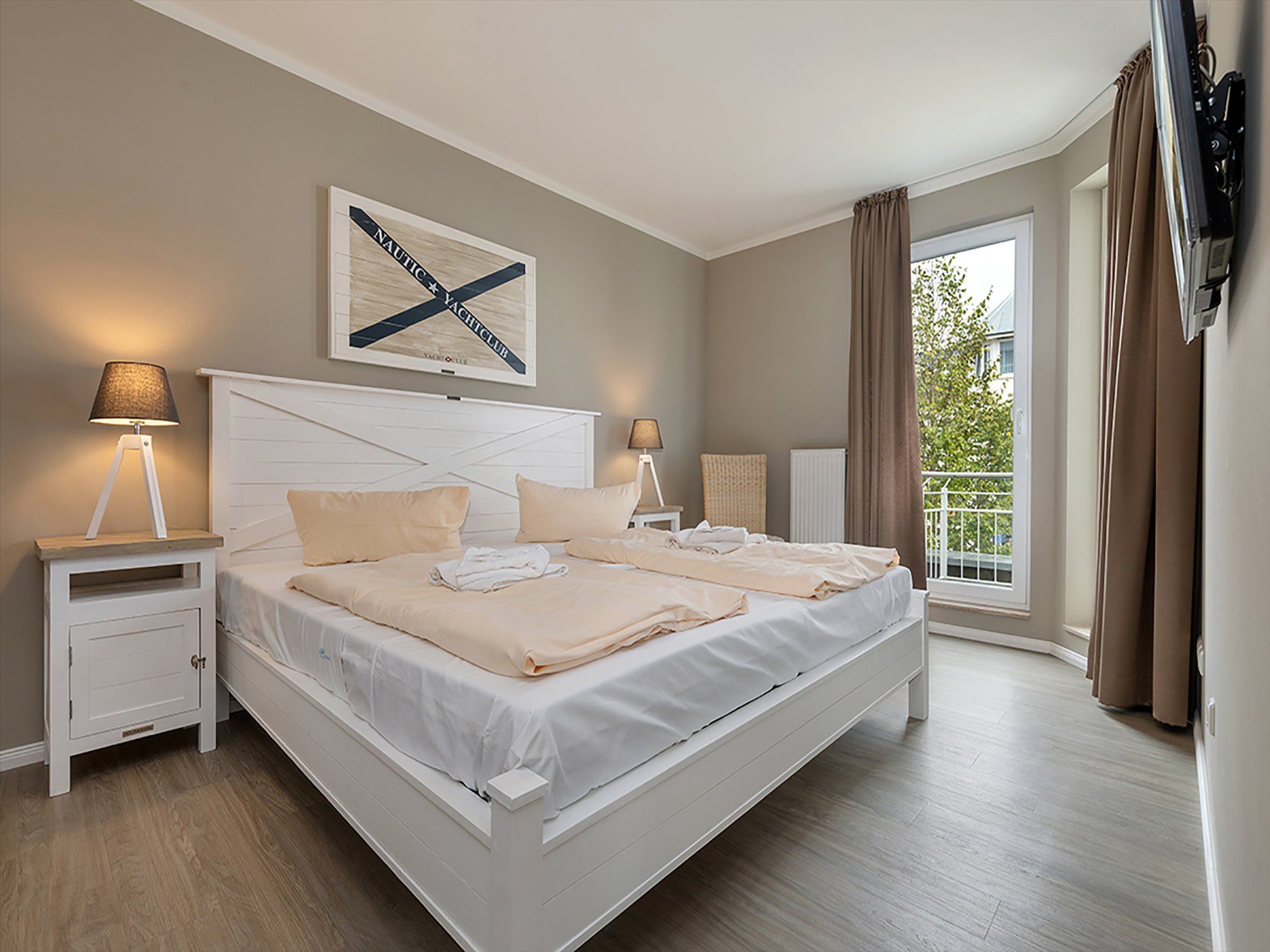 Strandvillen Binz Residenz Bel Vital - Ferienwohnung 12 Bella Vita Insel Rügen - Schlafzimmer