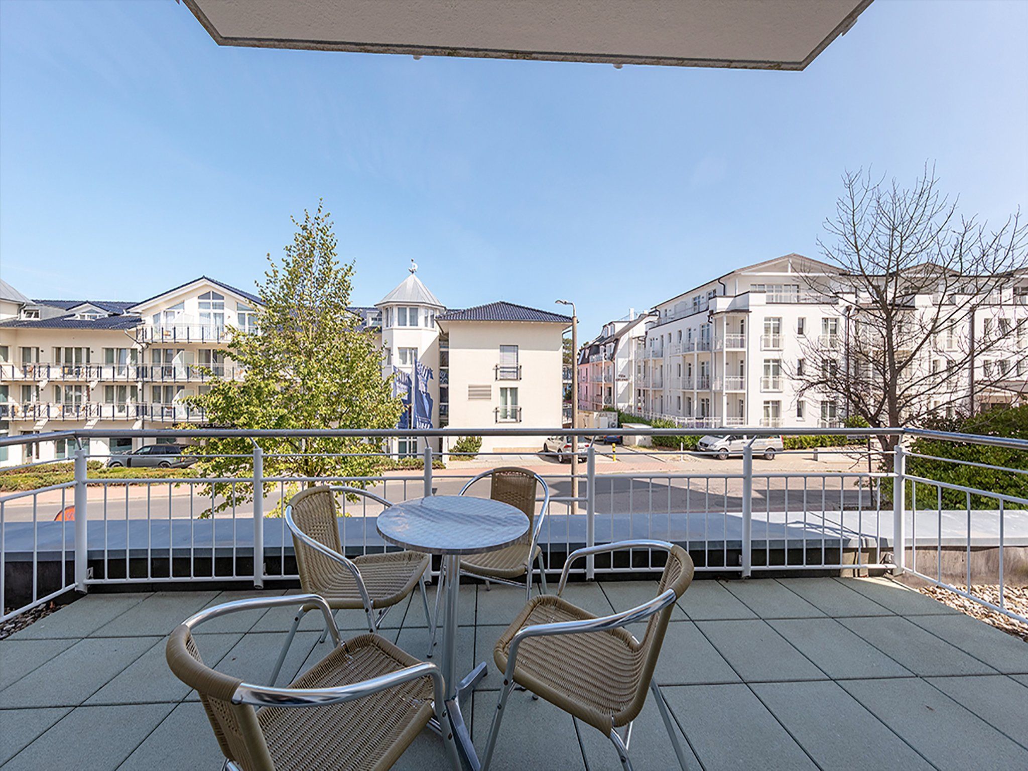 Strandvillen Binz Residenz Bel Vital - Ferienwohnung 12 Bella Vita Insel Rügen - Balkon