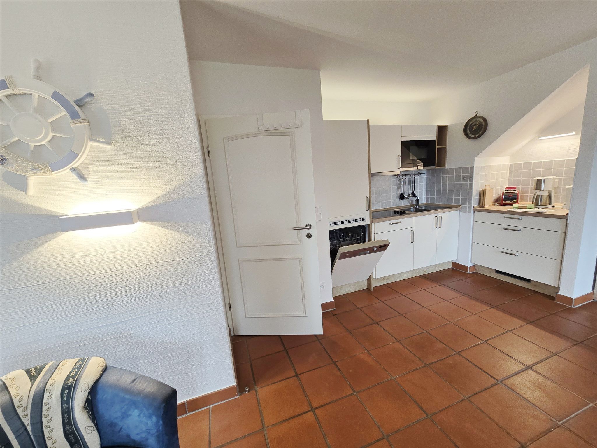 Feriendorf Rugana Komfortplus Ferienwohnung mit 1 Schlafzimmern und Terrasse Insel Rügen - Küche / Küchenzeile