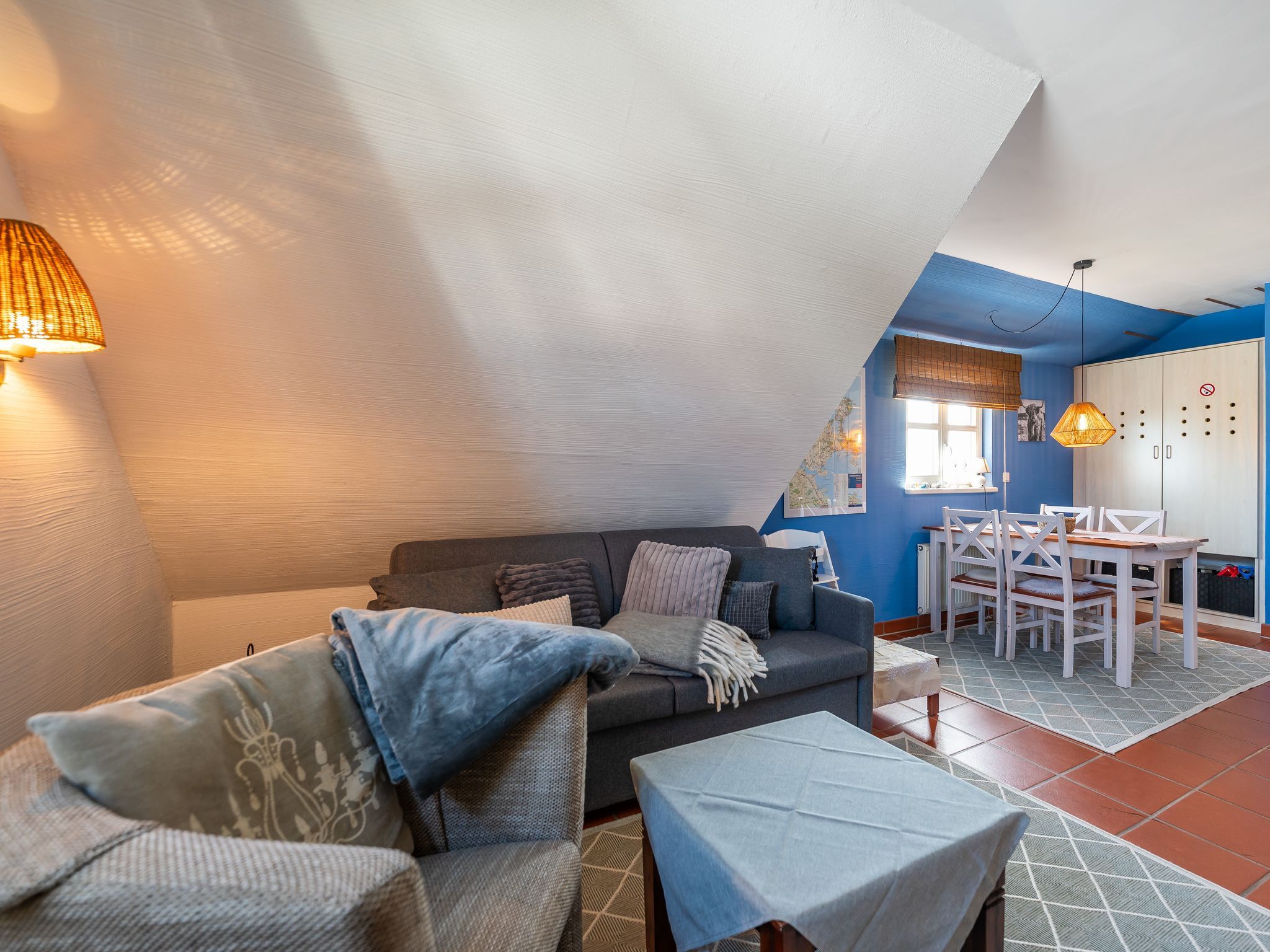 Feriendorf Rugana Budget Ferienwohnung mit 1 Schlafzimmer (A67) Insel Rügen - Wohnzimmer