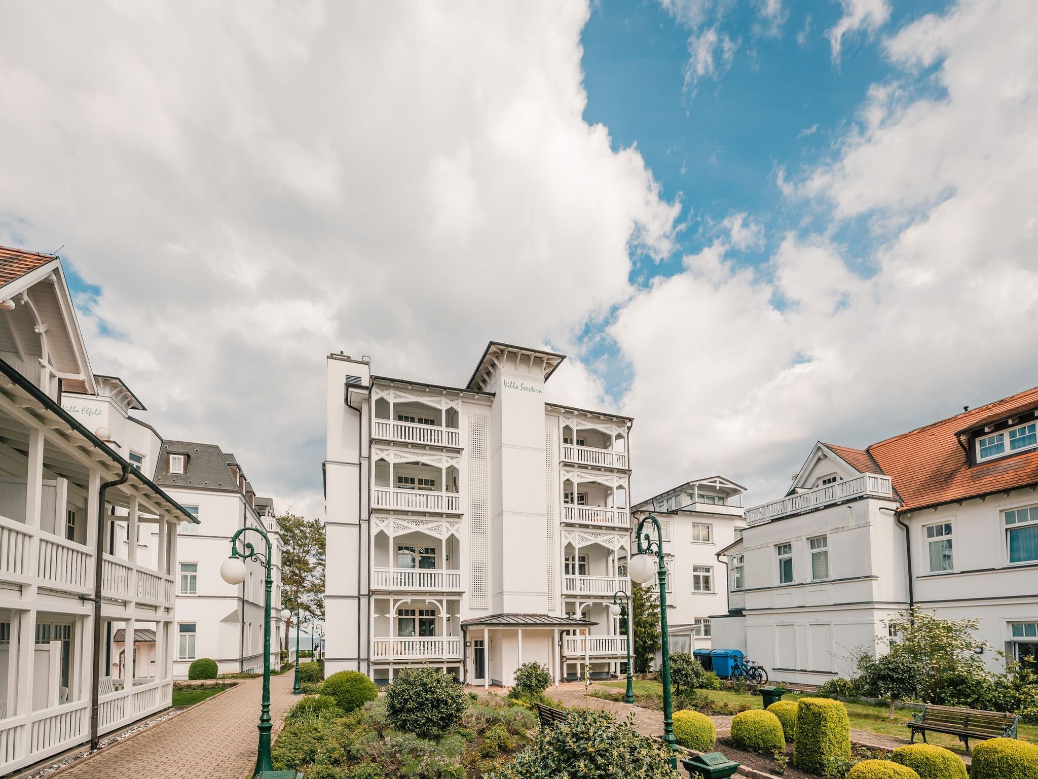 Strandvillen Binz Ferienwohnung mit Meerblick, 2 Schlafzimmern und Balkon (SV/768) Insel Rügen - Hauptansicht