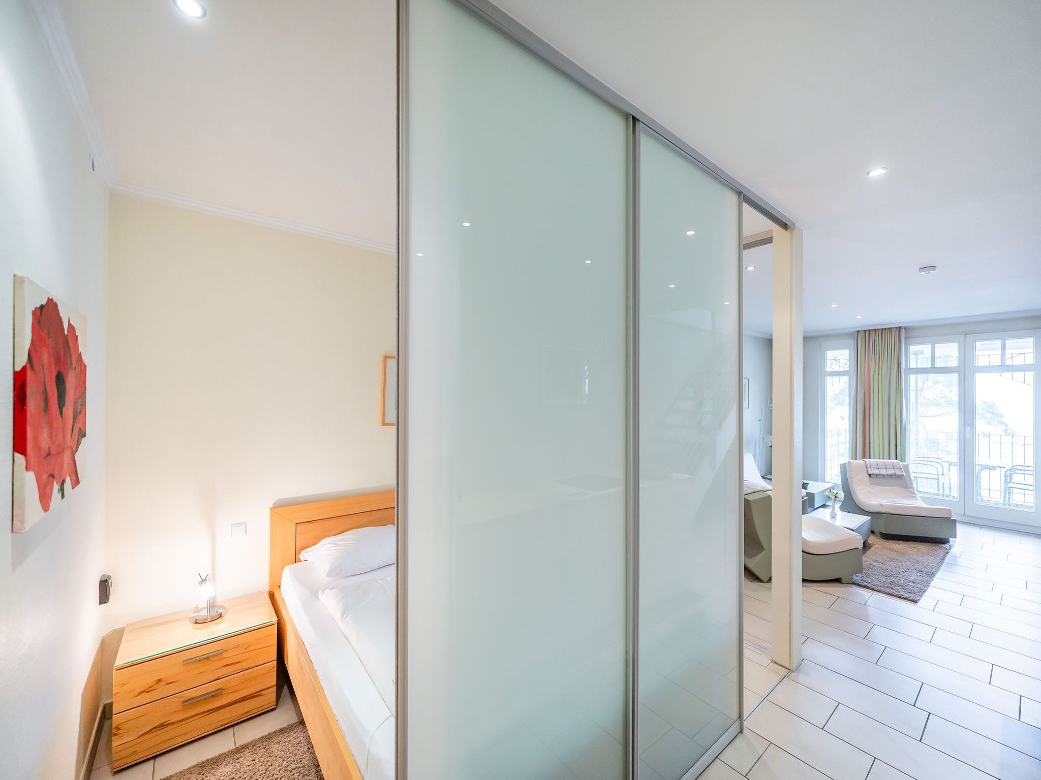 Strandvillen Binz Ferienwohnung mit Meerblick, 2 Schlafzimmern und Balkon (SV/768) Insel Rügen - Schlafzimmer
