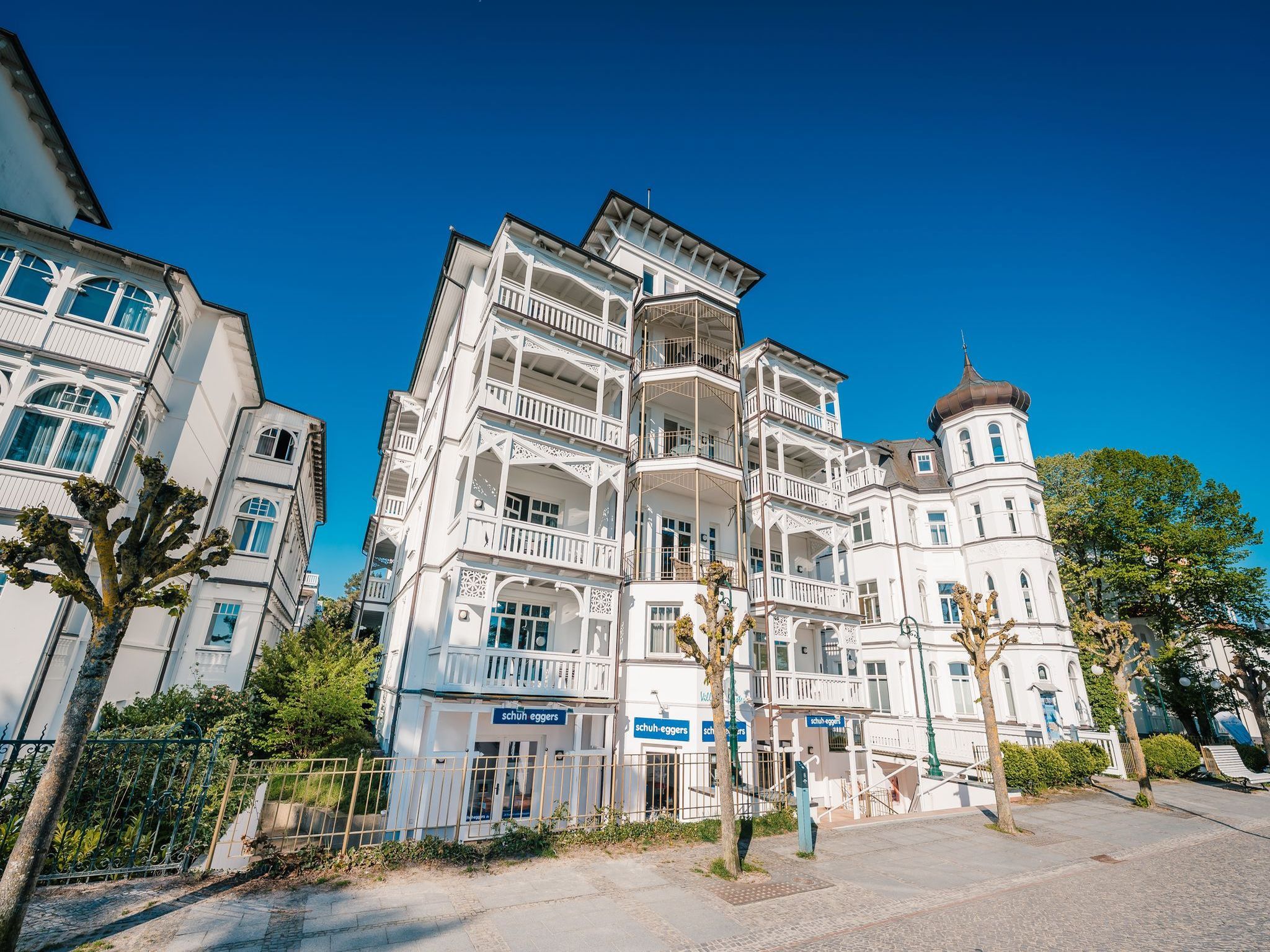 Strandvillen Binz Ferienwohnung mit Meerblick, 2 Schlafzimmern und Balkon (SV/768) Insel Rügen - Hauptansicht