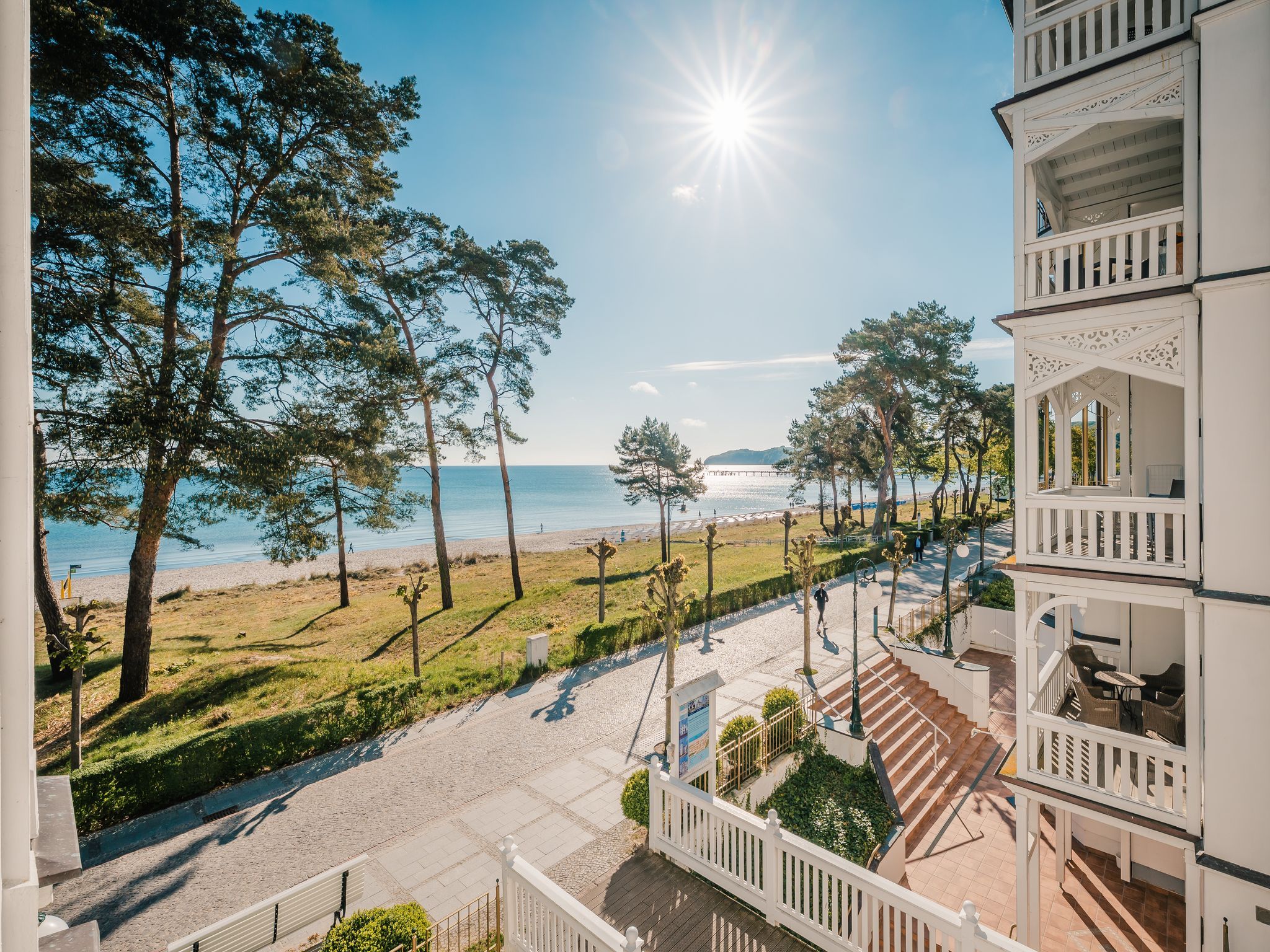 Strandvillen Binz Ferienwohnung mit Meerblick und 1 Schlafzimmer (SV/706) Insel Rügen - Meerblick