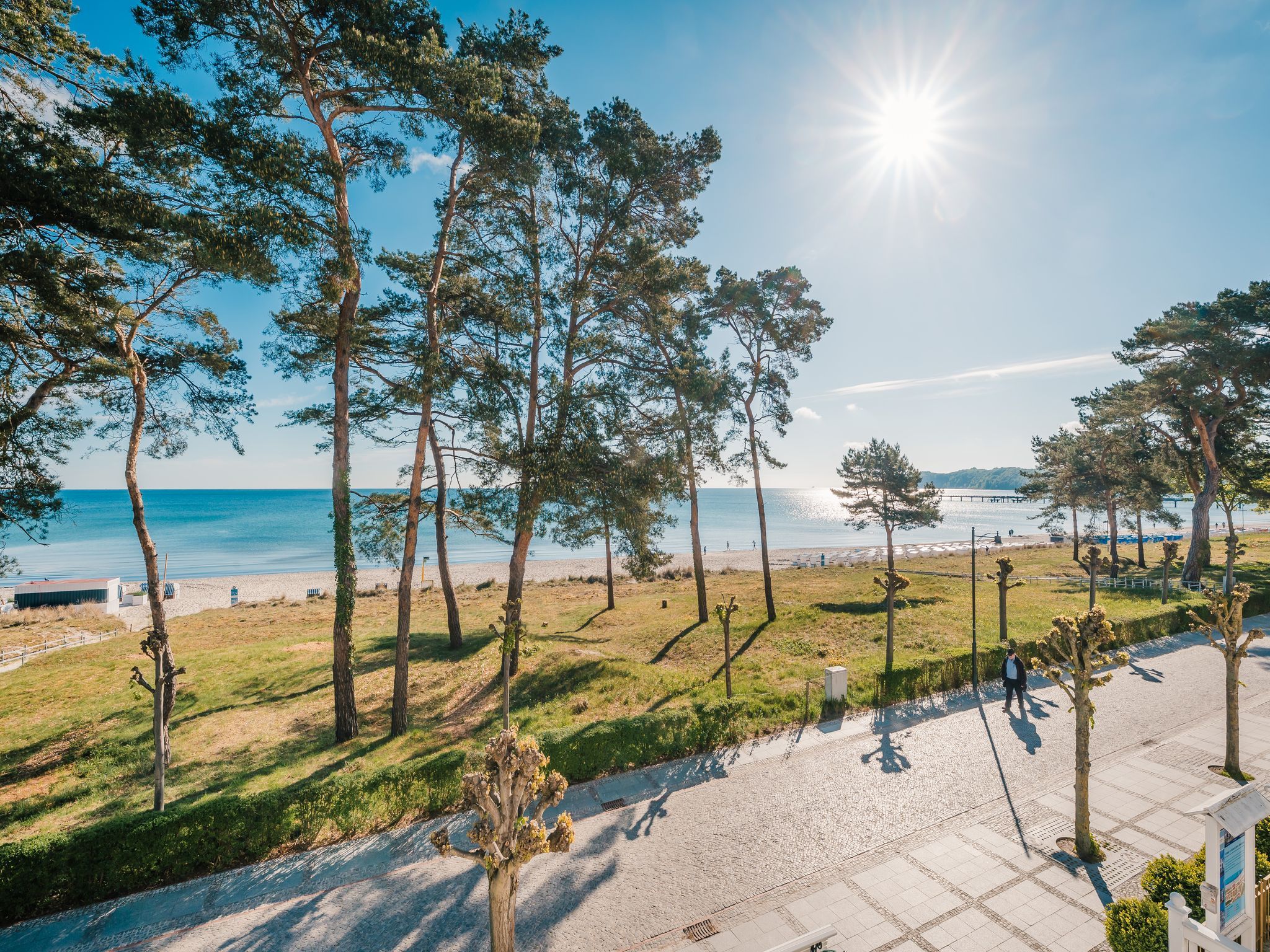 Strandvillen Binz Ferienwohnung mit Meerblick und 1 Schlafzimmer (SV/706) Insel Rügen - Meerblick