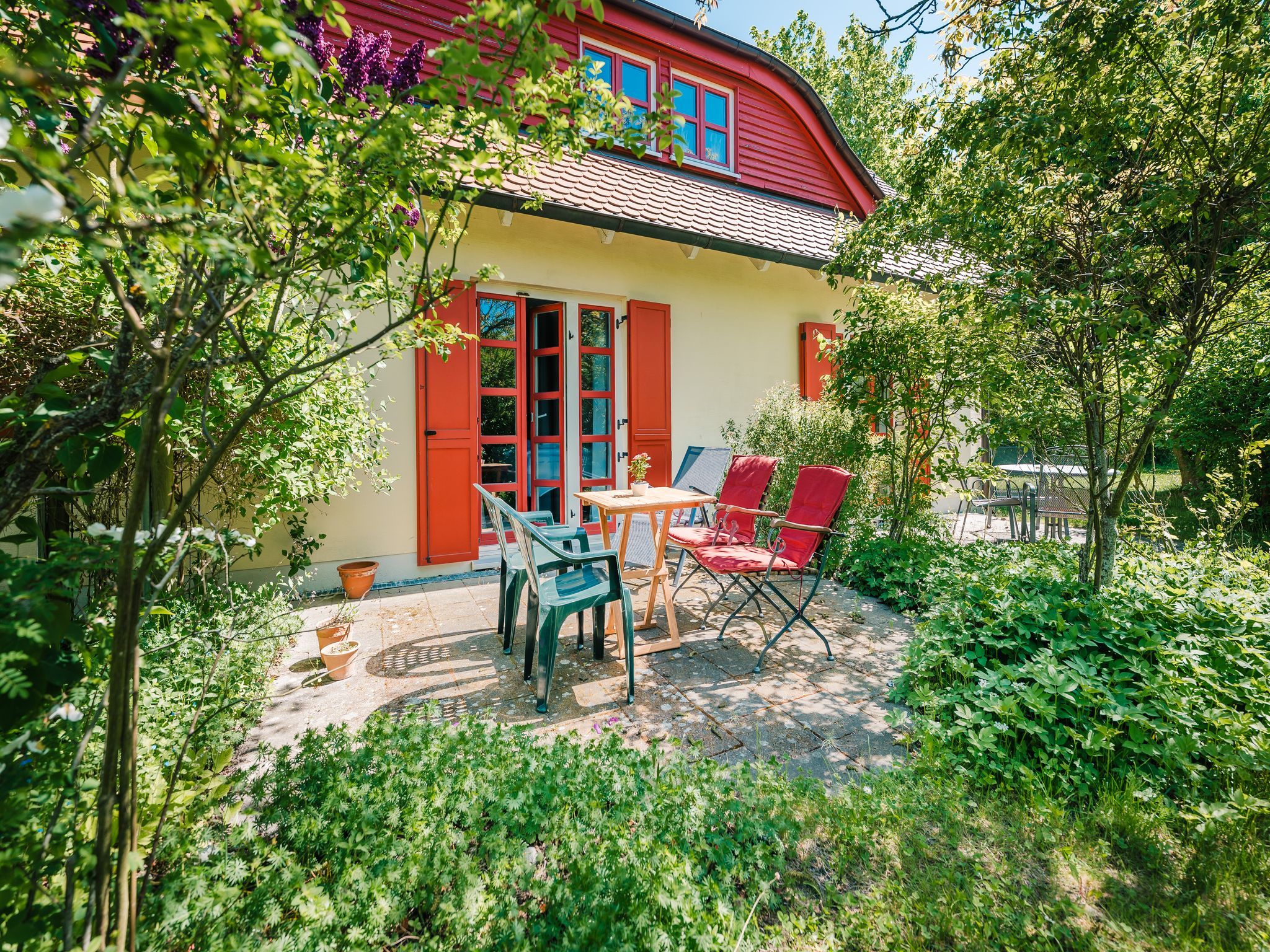 Feriendorf Rugana Klassik 1-Raum Ferienwohnung mit Terrasse (B59) Insel Rügen - Terrasse