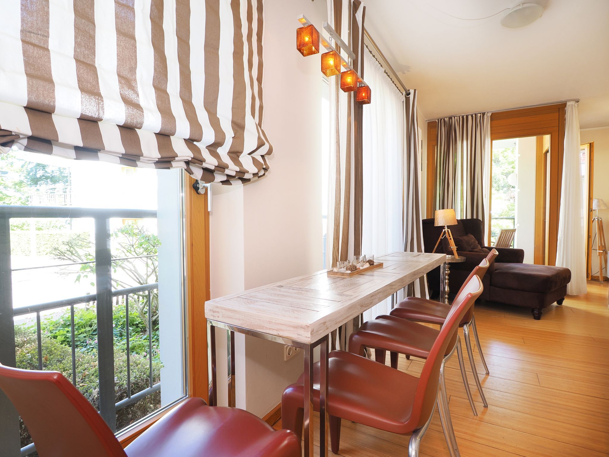Kaiservillen Heringsdorf Ferienwohnung mit 1 Schlafzimmer und Terrasse (D101) Insel Usedom - Wohnzimmer