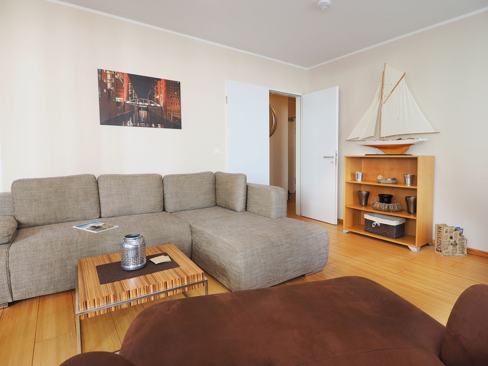Kaiservillen Heringsdorf Ferienwohnung mit 1 Schlafzimmer und Terrasse (D101) Insel Usedom - Wohnzimmer
