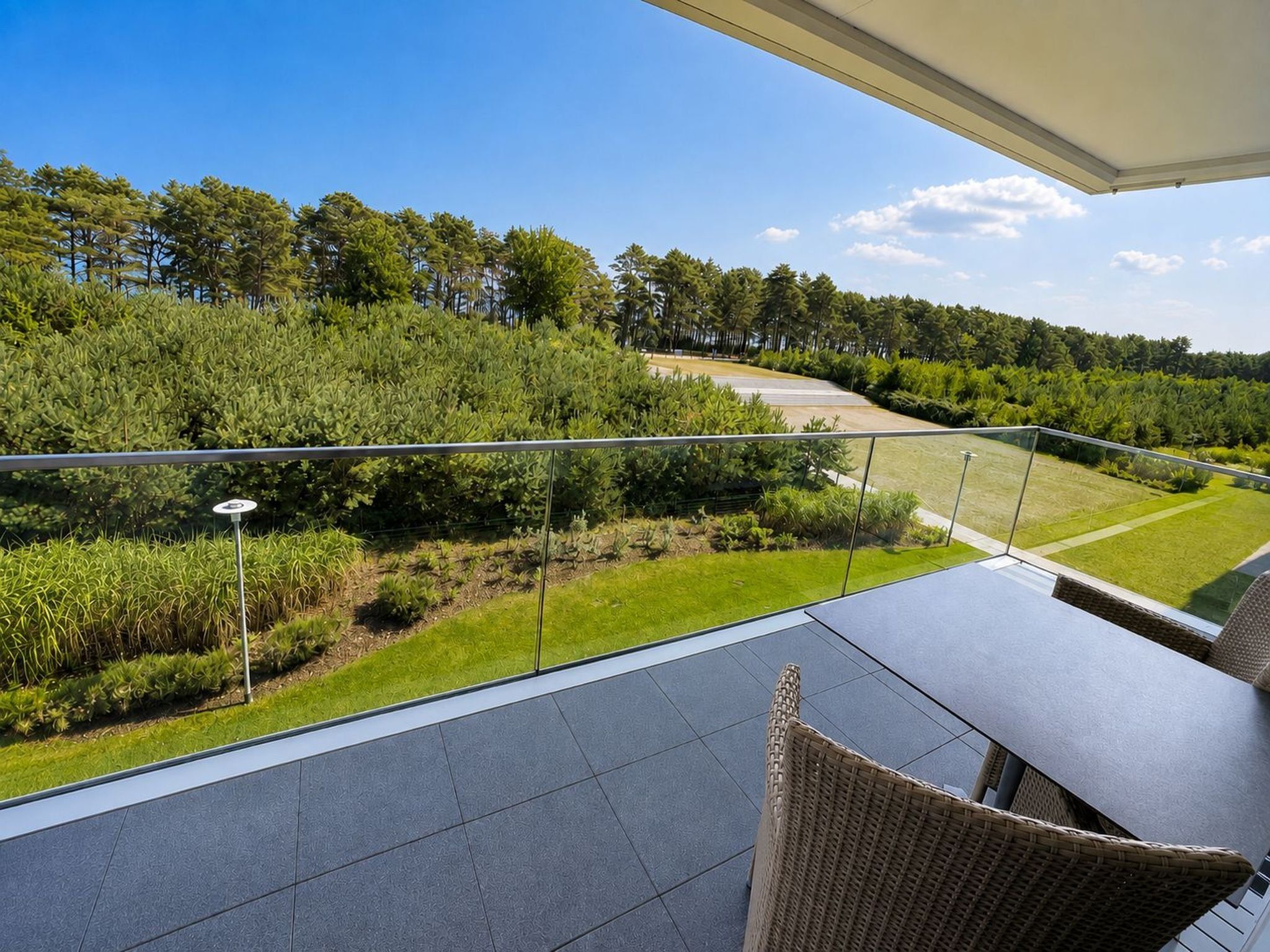 Dünenresidenz Prora Ferienwohnung mit Meerblick, 1 Schlafzimmer und Balkon (NP/312) Insel Rügen - Balkon
