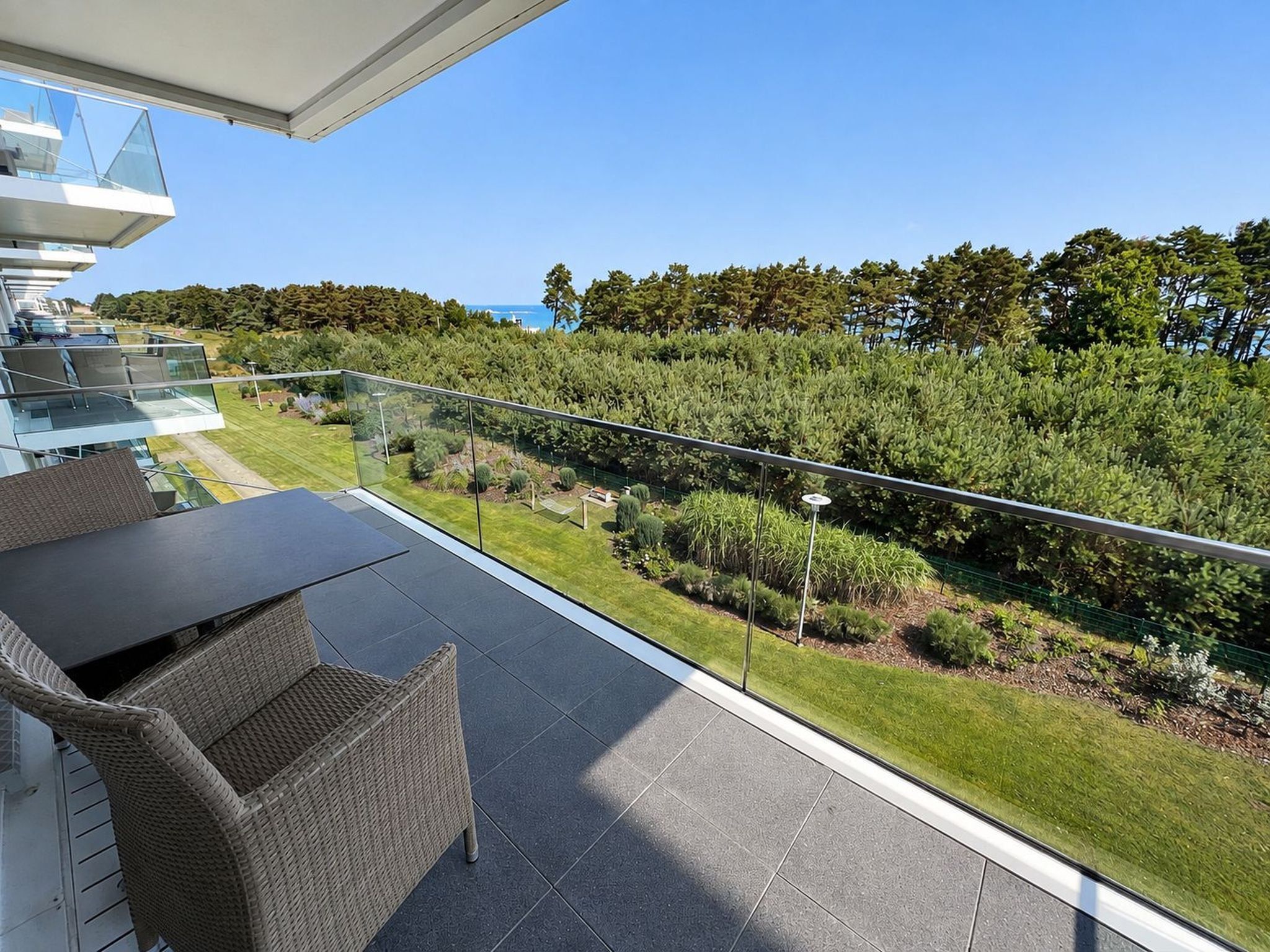 Dünenresidenz Prora Ferienwohnung mit Meerblick, 1 Schlafzimmer und Balkon (NP/312) Insel Rügen - 