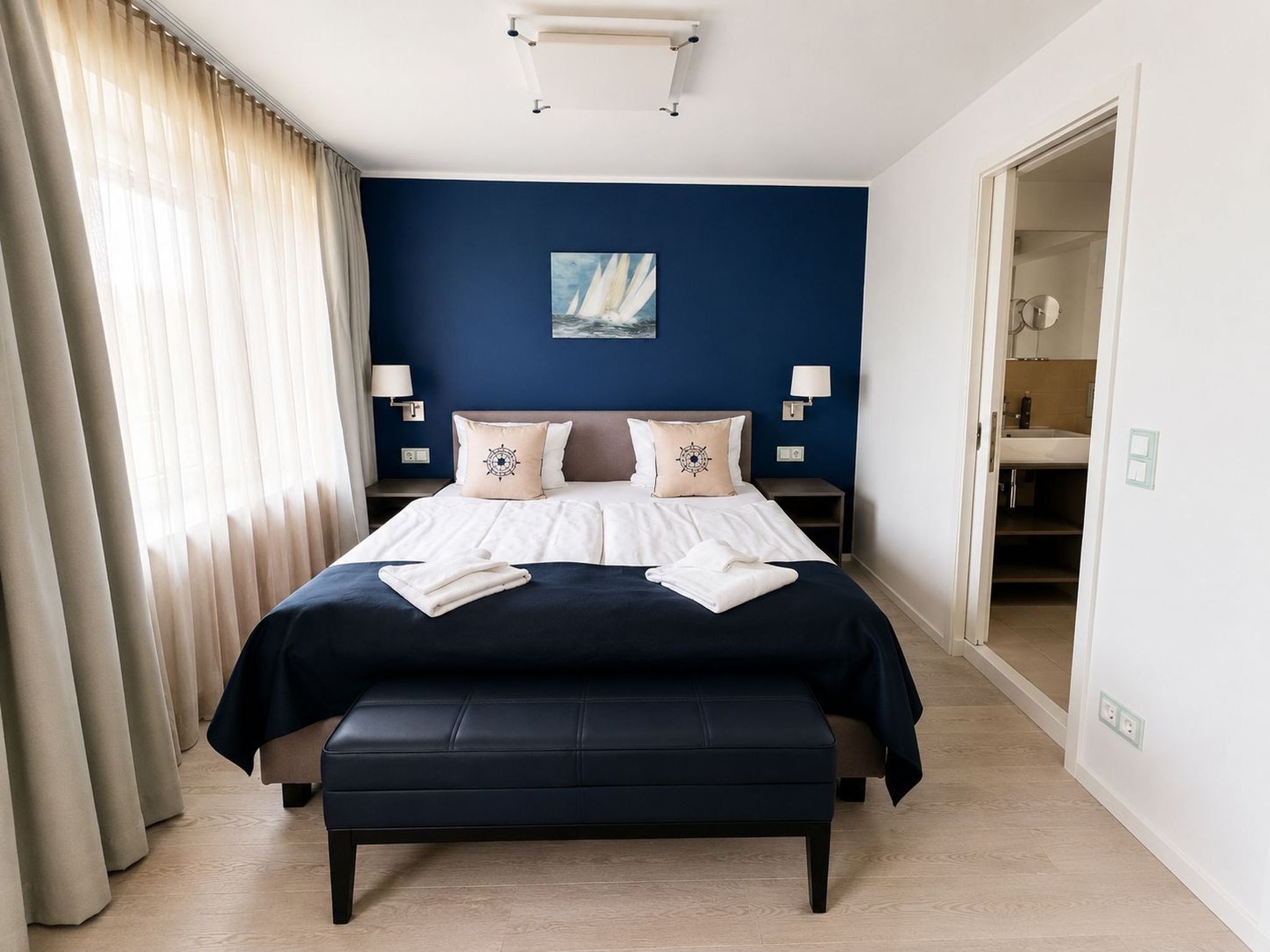 Dünenresidenz Prora Ferienwohnung mit Meerblick, 1 Schlafzimmer und Balkon (NP/312) Insel Rügen - 