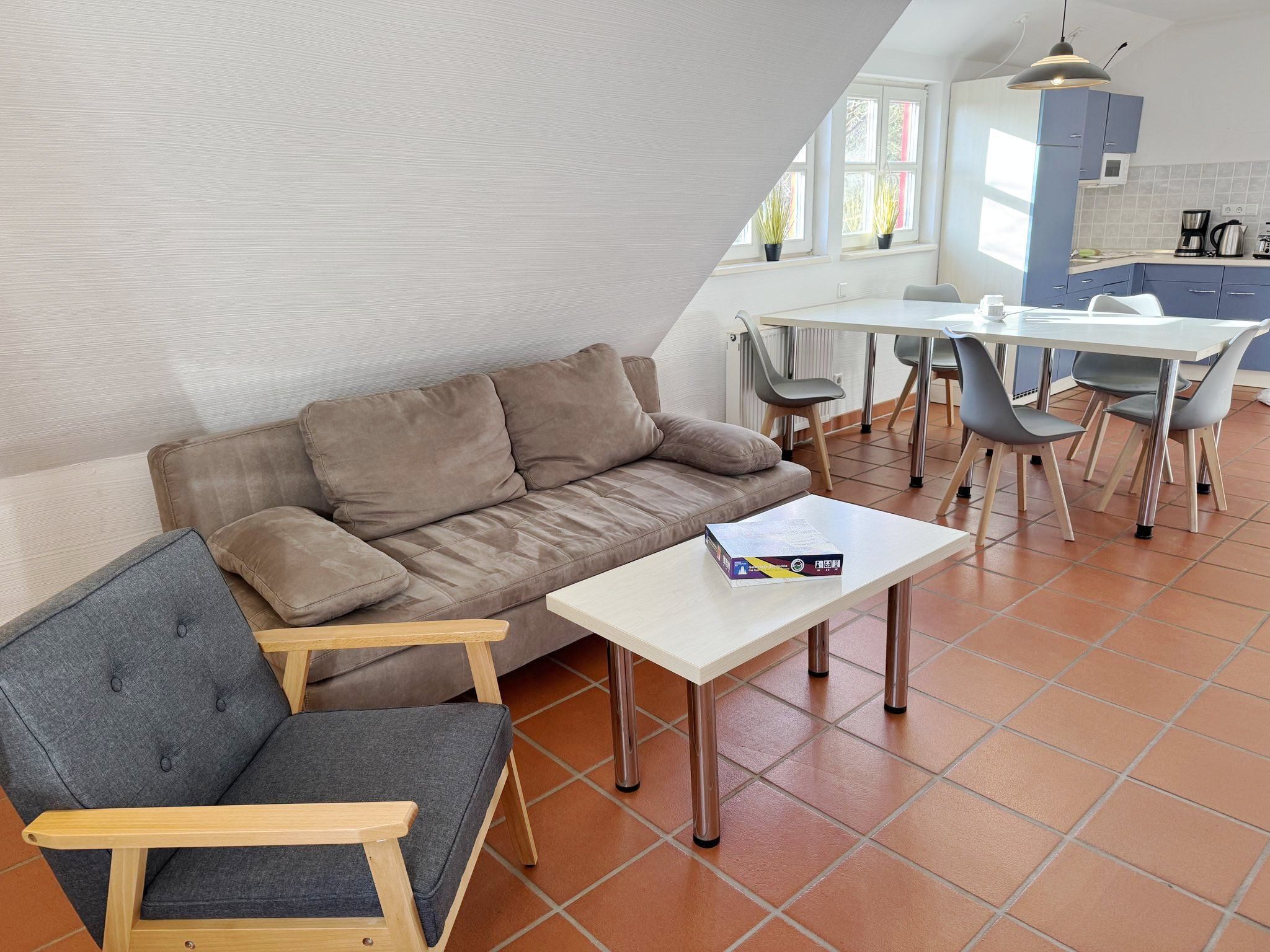 Feriendorf Rugana Klassik Ferienwohnung mit 1 Schlafzimmer (B58) Insel Rügen - Wohnzimmer