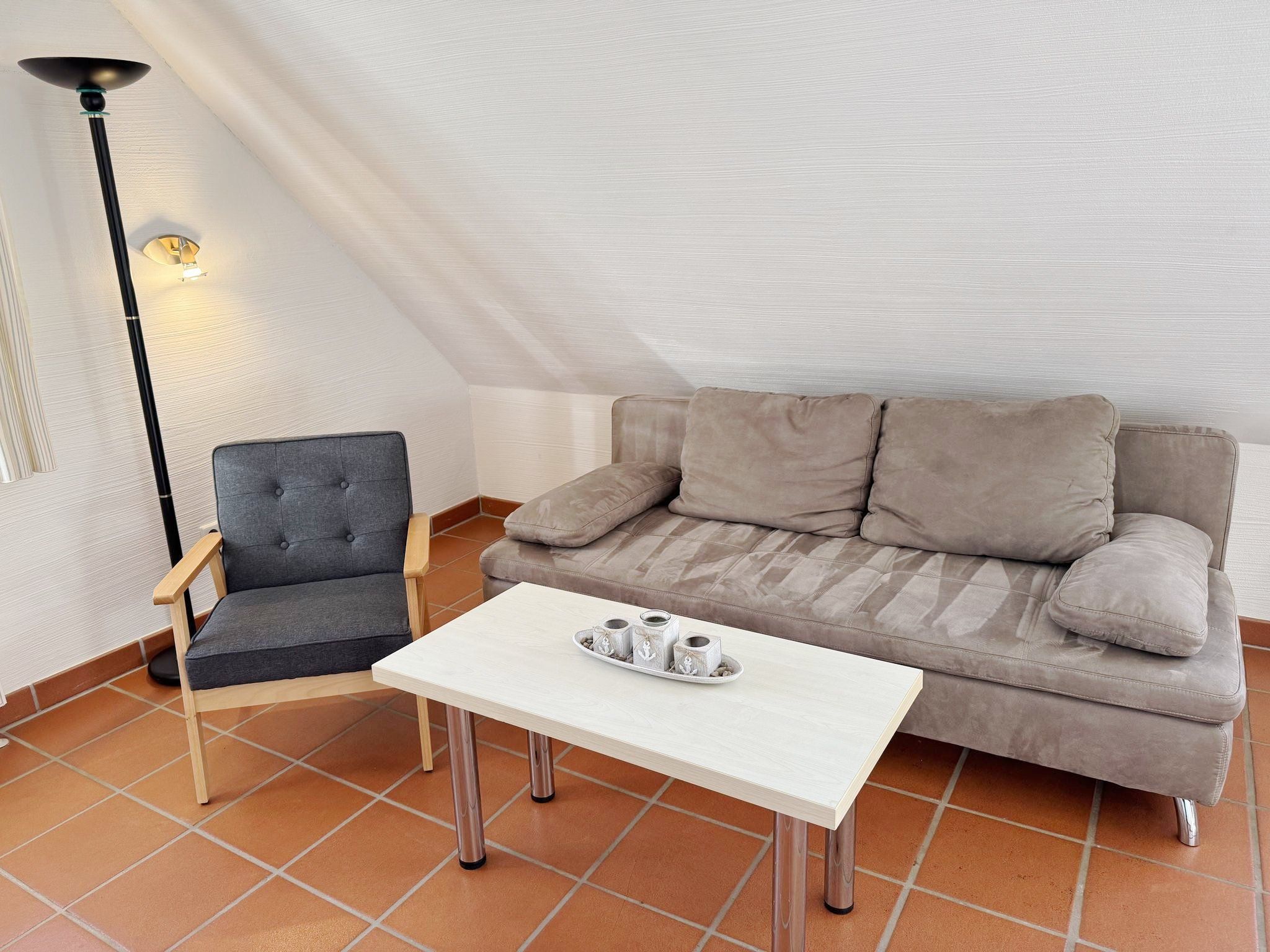 Feriendorf Rugana Klassik Ferienwohnung mit 1 Schlafzimmer (B58) Insel Rügen - Wohnzimmer