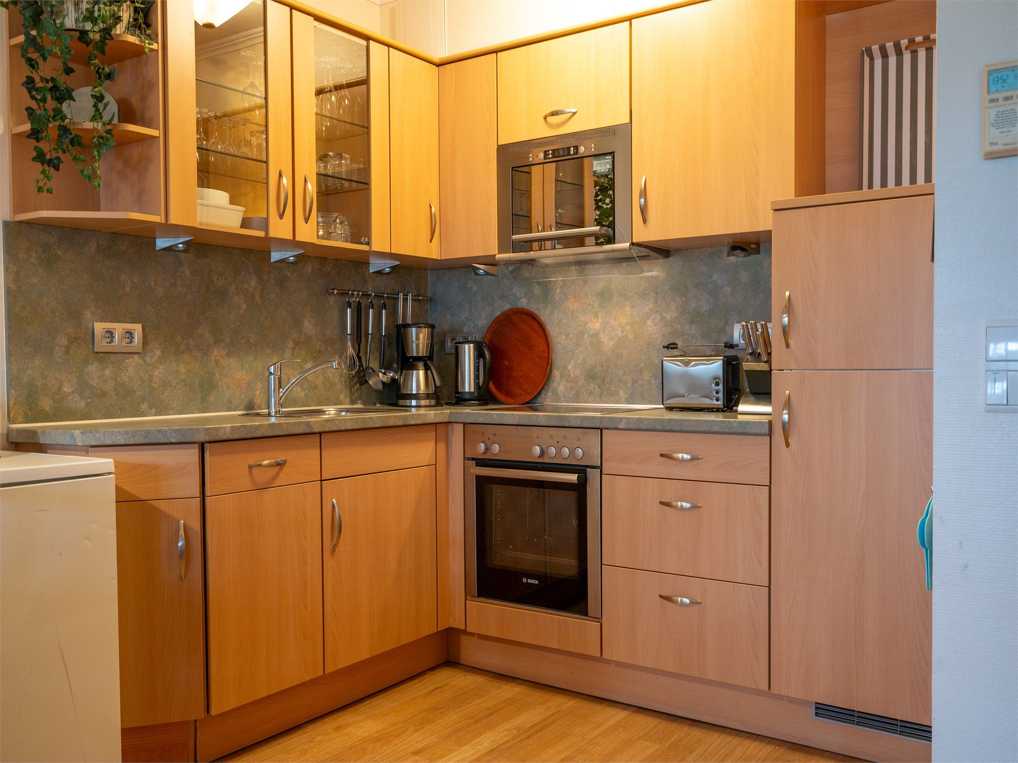 Dünenpark Binz Komfort Ferienwohnung mit 1 Schlafzimmer und Terrasse im Erdgeschoss (003) Insel Rügen - Küche / Küchenzeile