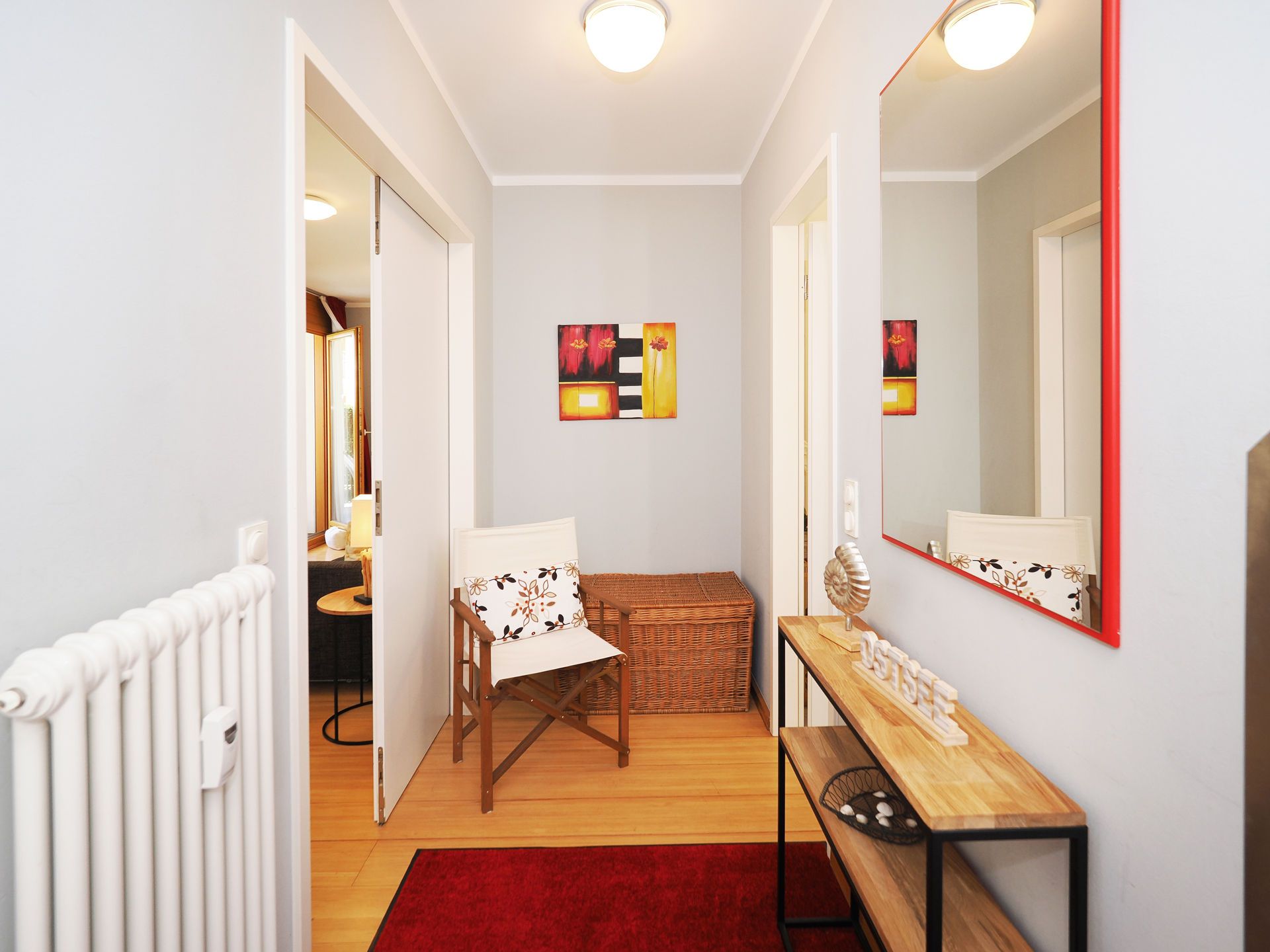 Kaiservillen Heringsdorf Ferienwohnung mit 1 Schlafzimmer und Terrasse (D201) Insel Usedom - Wohnzimmer