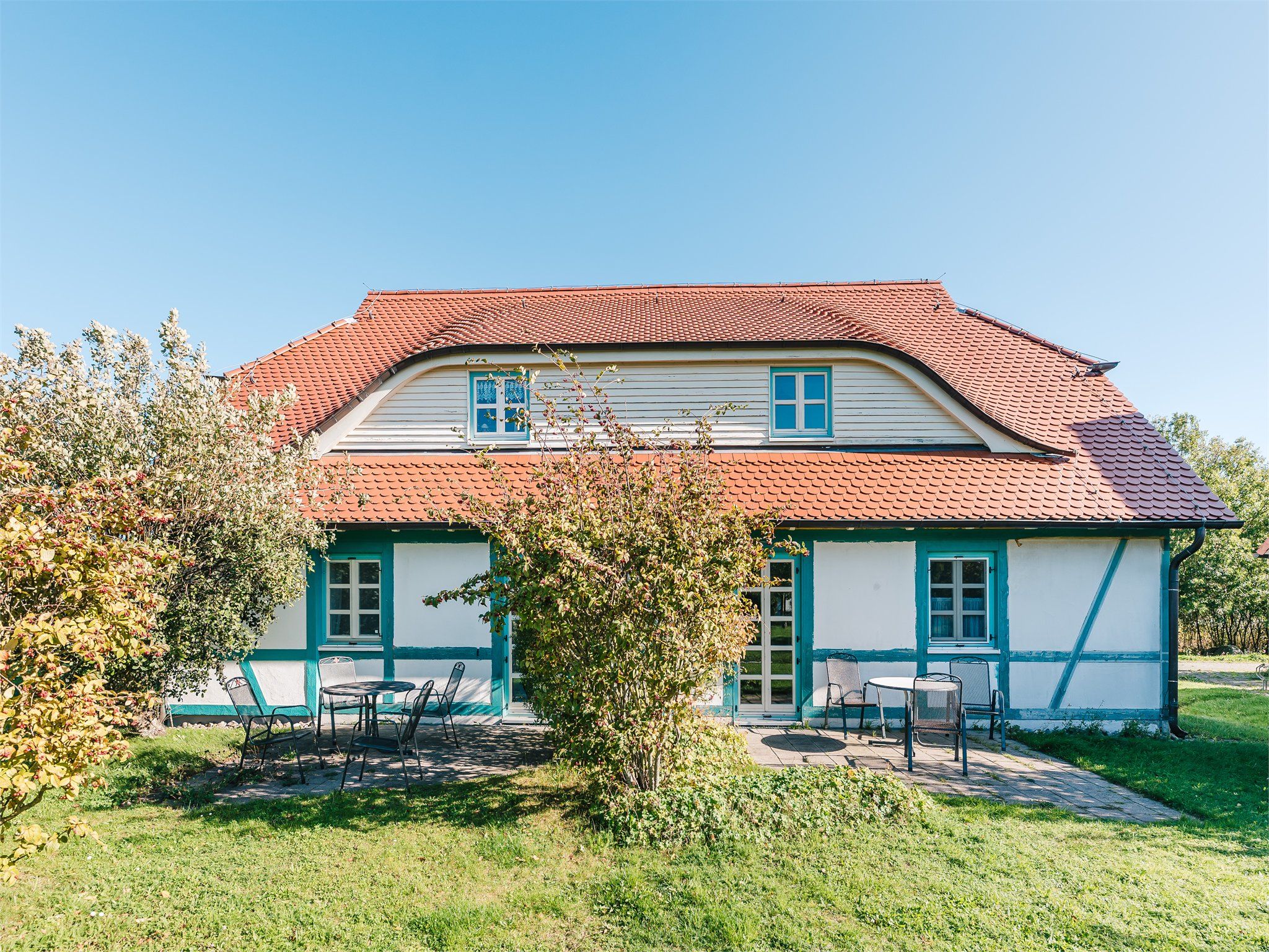 Feriendorf Rugana Budget Ferienwohnung mit 1 Schlafzimmer (D31) Insel Rügen - Terrasse
