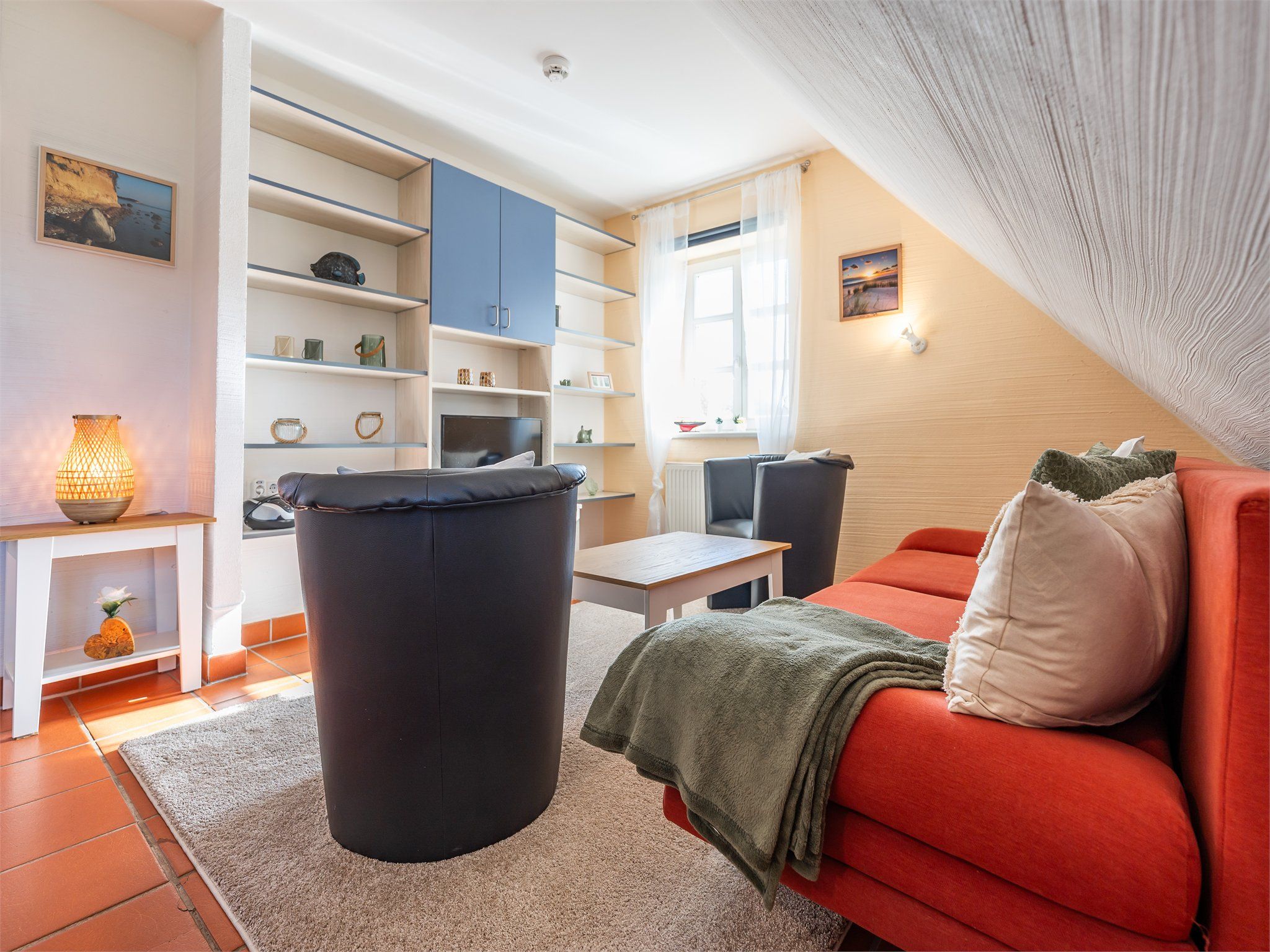 Feriendorf Rugana Budget Ferienwohnung mit 1 Schlafzimmer (D31) Insel Rügen - Wohnzimmer