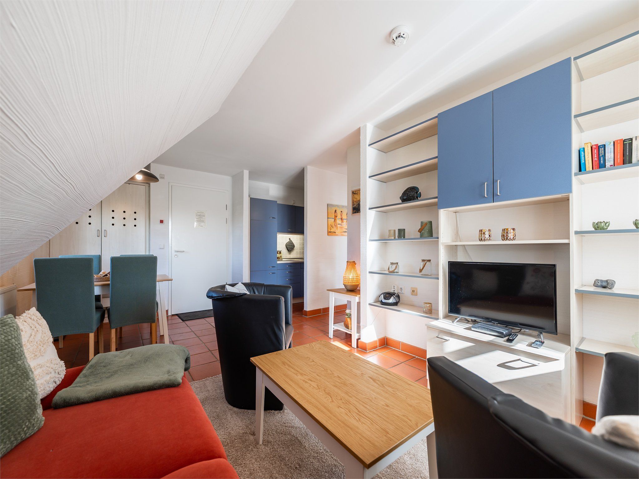 Feriendorf Rugana Budget Ferienwohnung mit 1 Schlafzimmer (D31) Insel Rügen - Wohnzimmer