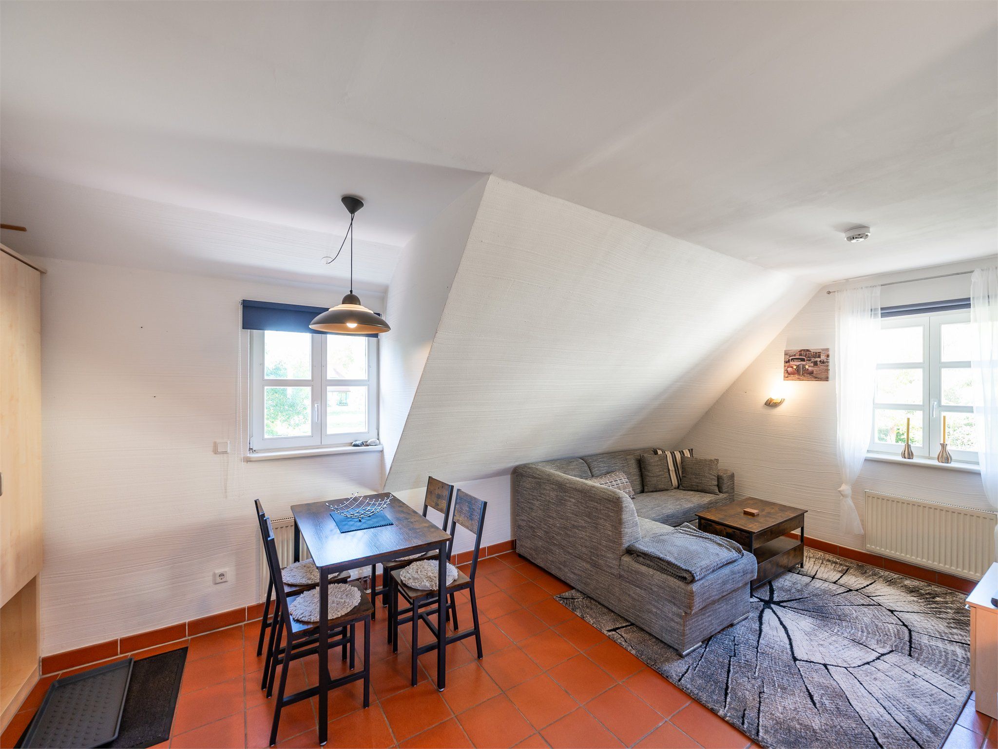 Feriendorf Rugana Budget Ferienwohnung mit 1 Schlafzimmer (B53) Insel Rügen - Wohnzimmer