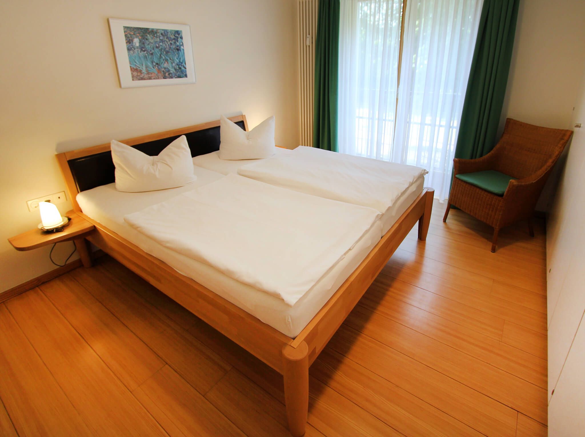 Kaiservillen Heringsdorf Ferienwohnung mit 1 Schlafzimmer und Balkon (D114) Insel Usedom - Schlafzimmer