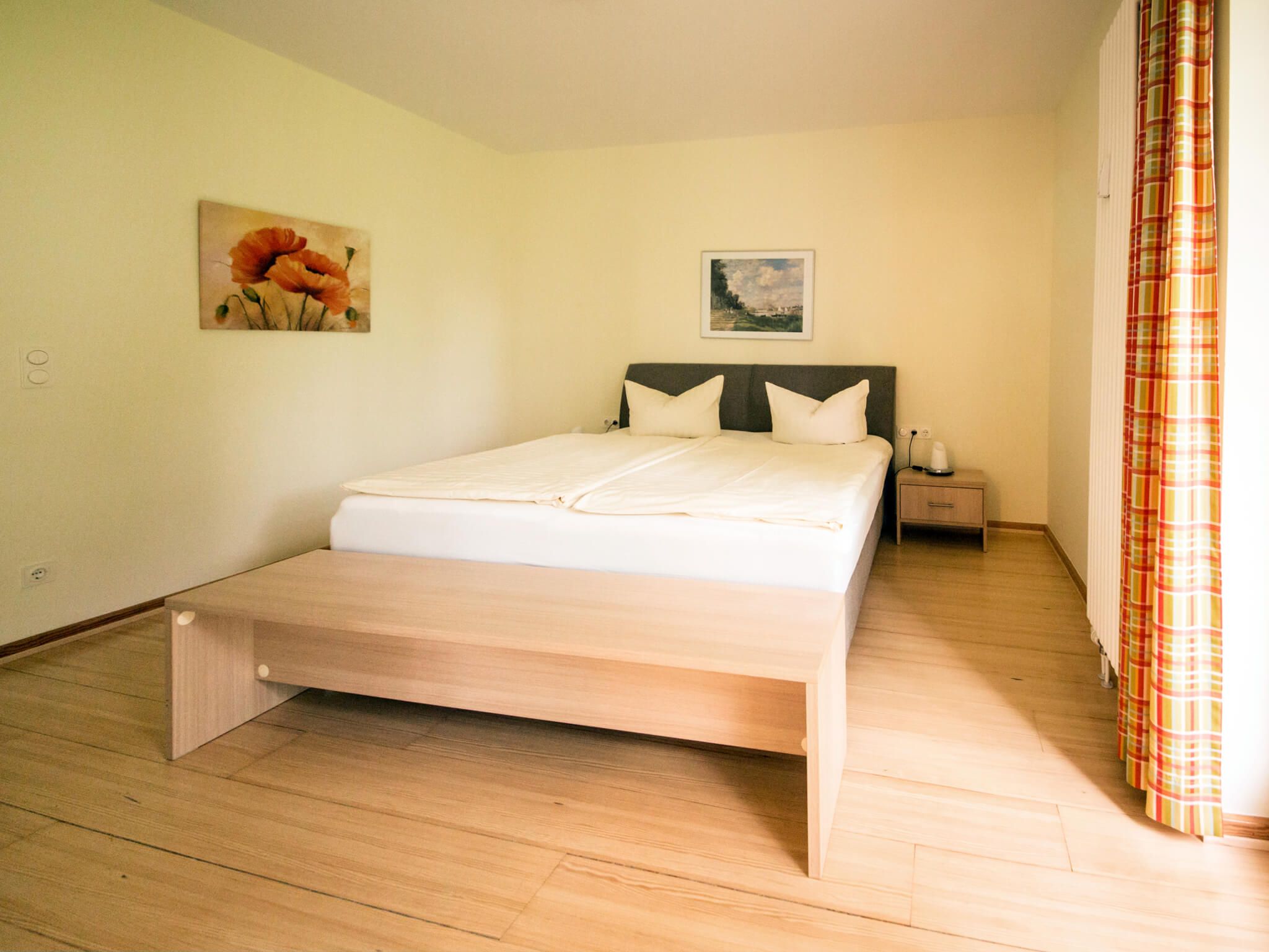 Kaiservillen Heringsdorf Ferienwohnung mit 2 Schlafzimmern und Balkon (D202) Insel Usedom - Schlafzimmer