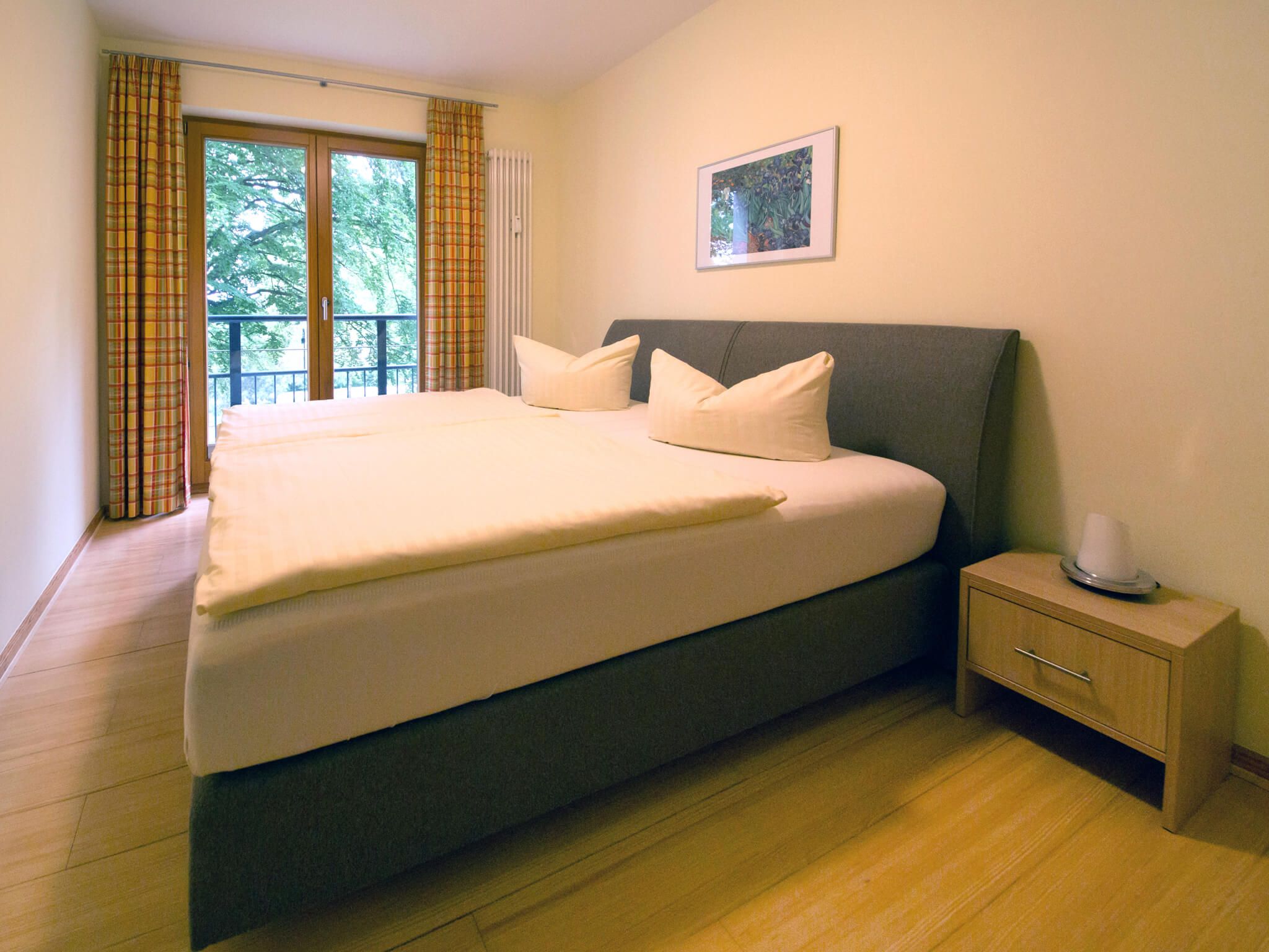 Kaiservillen Heringsdorf Ferienwohnung mit 2 Schlafzimmern und Balkon (D202) Insel Usedom - Schlafzimmer