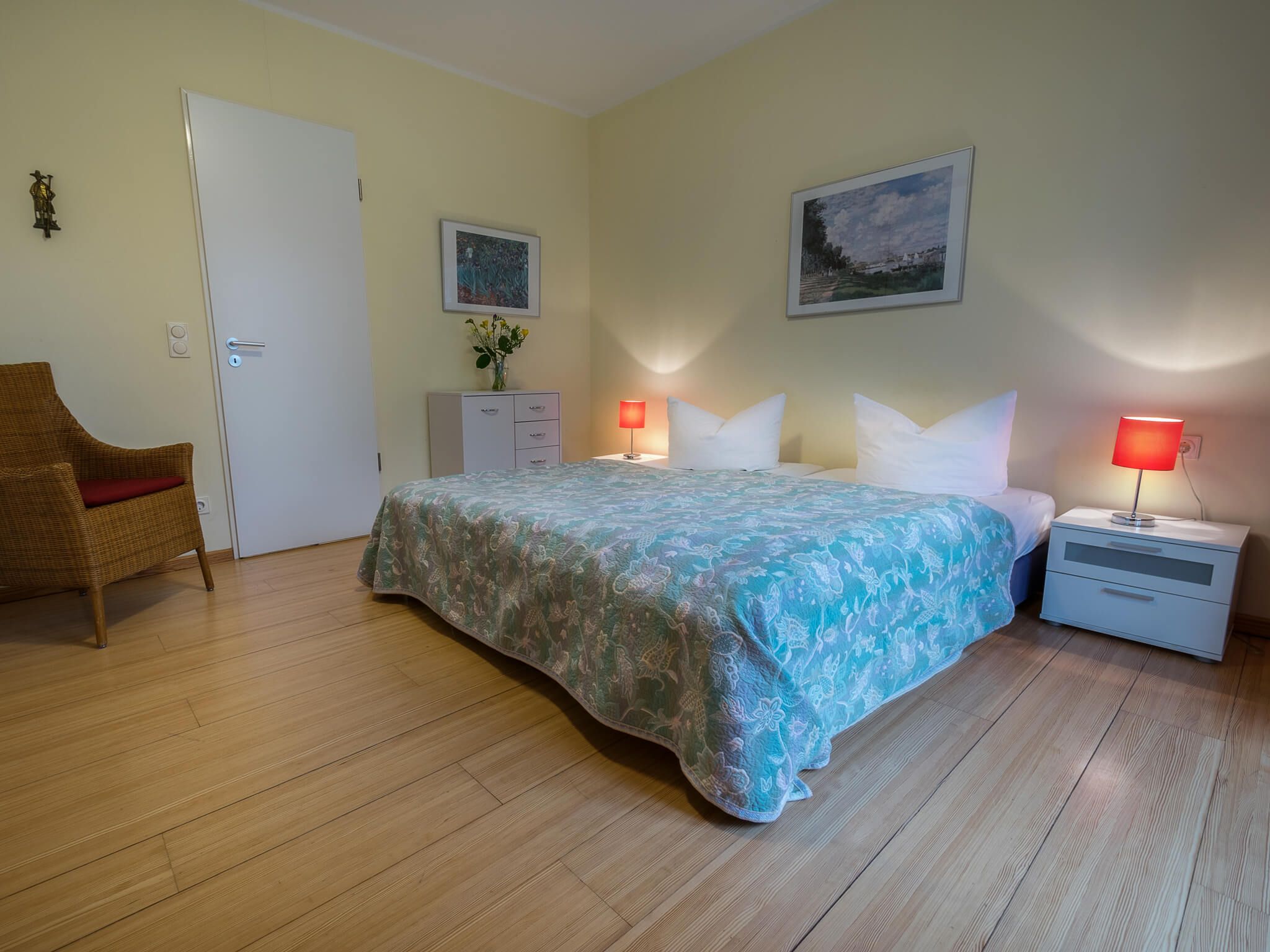 Kaiservillen Heringsdorf Ferienwohnung mit 1 Schlafzimmer und Terrasse (D204) Insel Usedom - Schlafzimmer