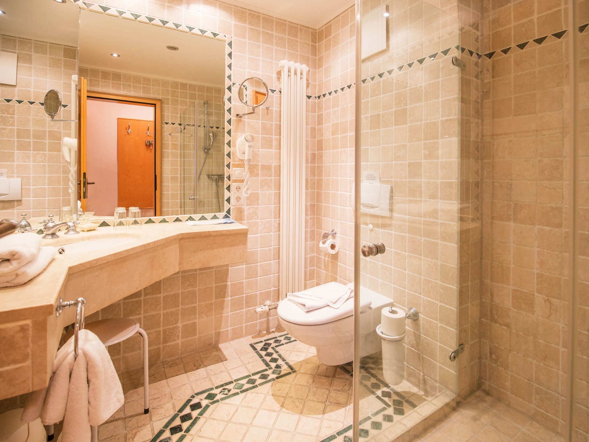 Strandvillen Binz Ferienwohnung mit 1 Schlafzimmer und Balkon (AH/562) Insel Rügen - Badezimmer