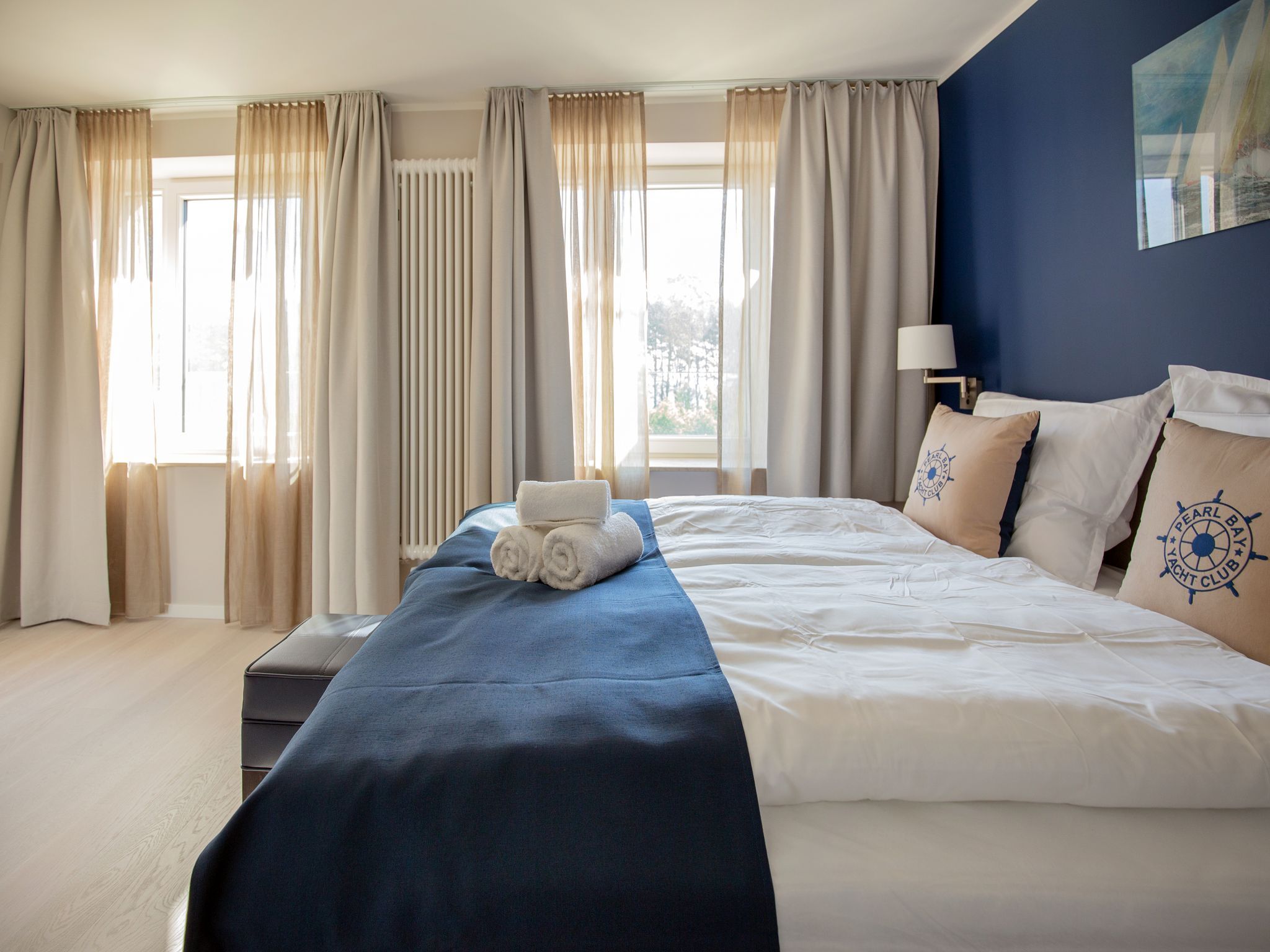 Dünenresidenz Prora Ferienwohnung mit Meerblick, 1 Schlafzimmer und Balkon (NP/212) Insel Rügen - Schlafzimmer