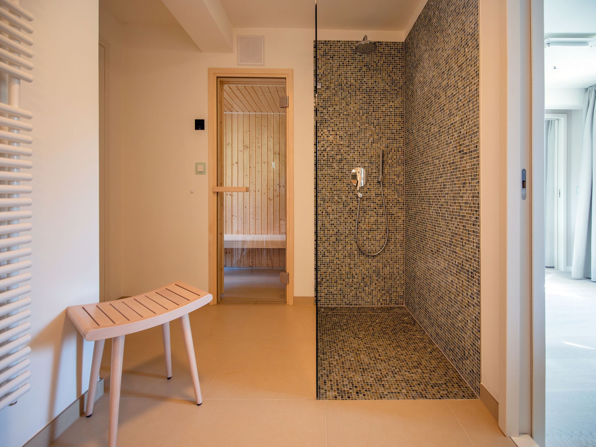 Dünenresidenz Prora Ferienwohnung mit Meerblick, 1 Schlafzimmer und Balkon (NP/212) Insel Rügen - Badezimmer