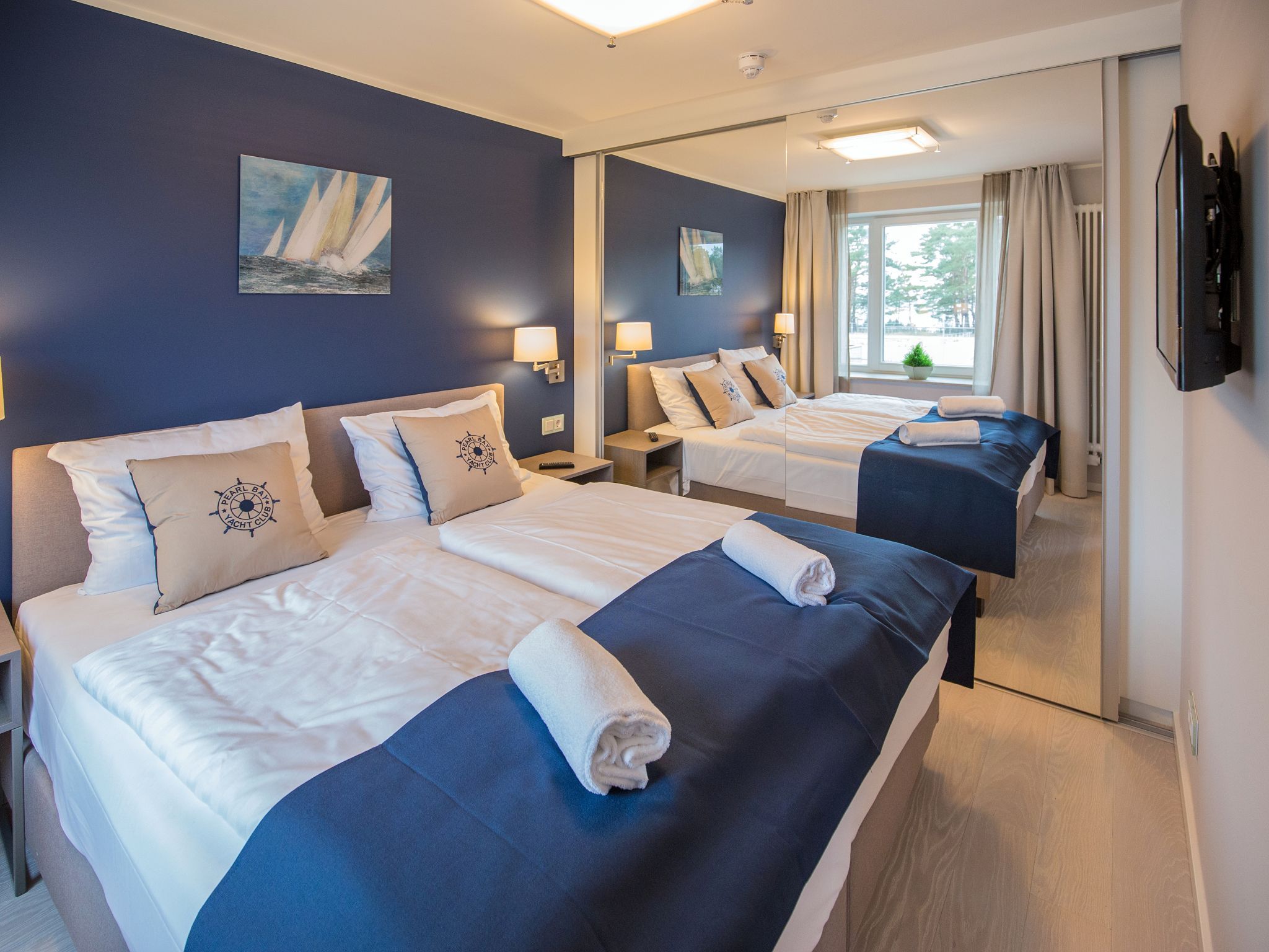 Dünenresidenz Prora Ferienwohnung mit Meerblick, 1 Schlafzimmer und Balkon (NP/213) Insel Rügen - Schlafzimmer