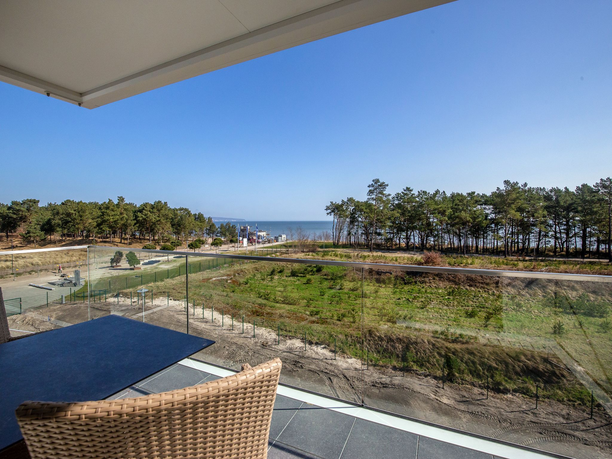 Dünenresidenz Prora Ferienwohnung mit Meerblick, 2 Schlafzimmern und Balkon (NP/304) Insel Rügen - Balkon