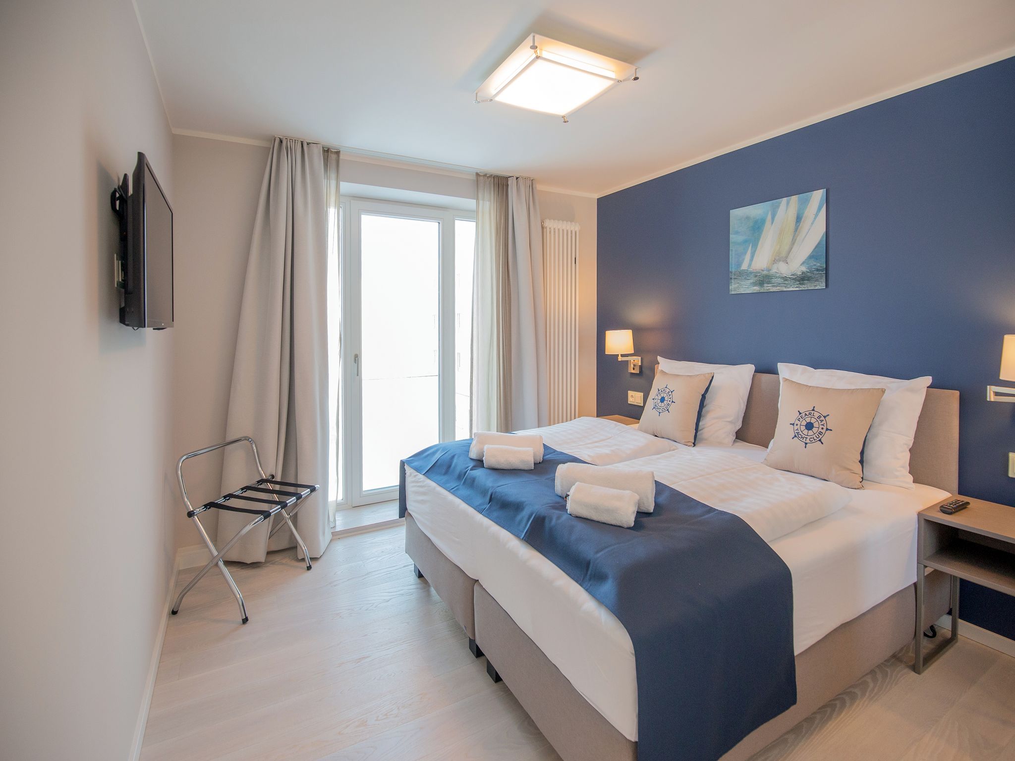 Dünenresidenz Prora Ferienwohnung mit 2 Schlafzimmern zur Sonnenseite (NP/305) Insel Rügen - Schlafzimmer