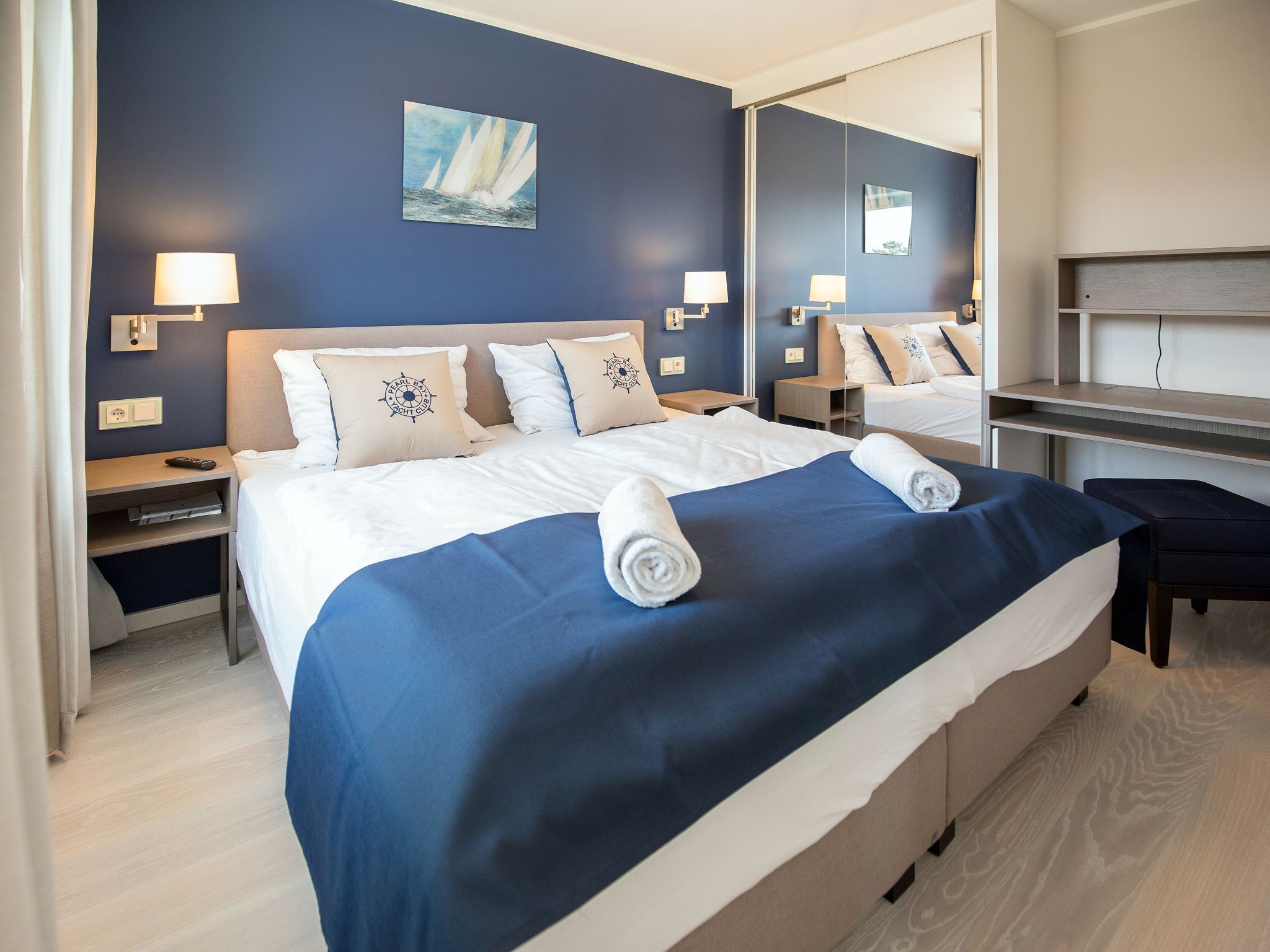 Dünenresidenz Prora Ferienwohnung mit Meerblick, 1 Schlafzimmer und Balkon (NP/308) Insel Rügen - Schlafzimmer