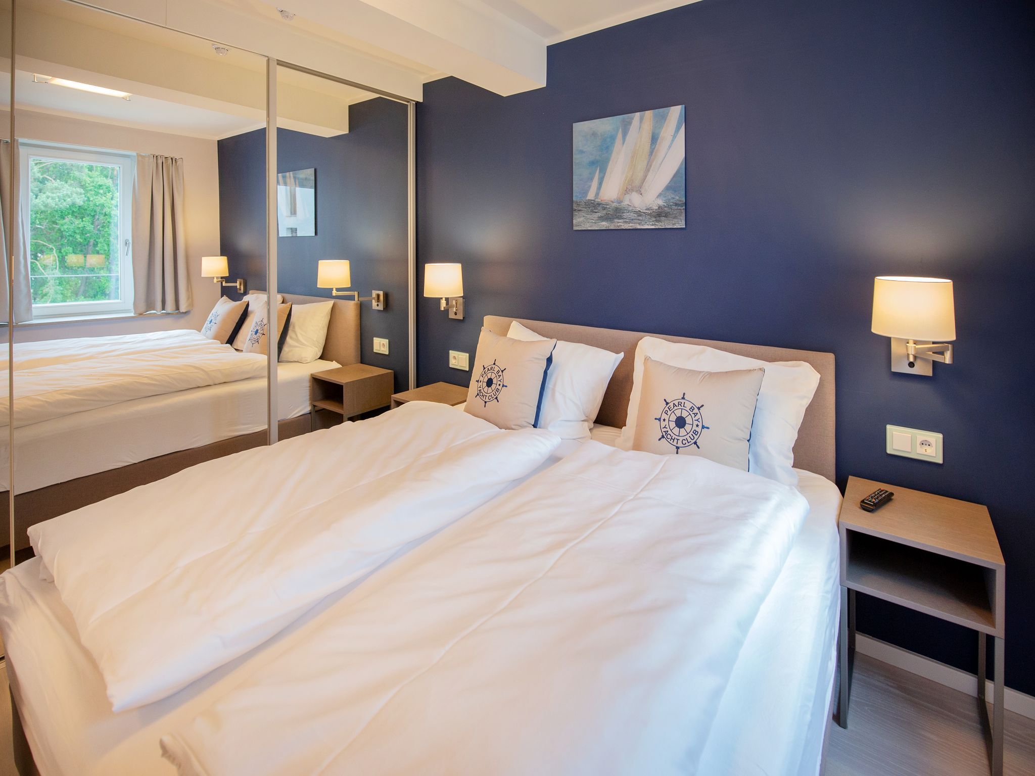 Dünenresidenz Prora Ferienwohnung mit Meerblick, 1 Schlafzimmer und Balkon (NP/322) Insel Rügen - Schlafzimmer