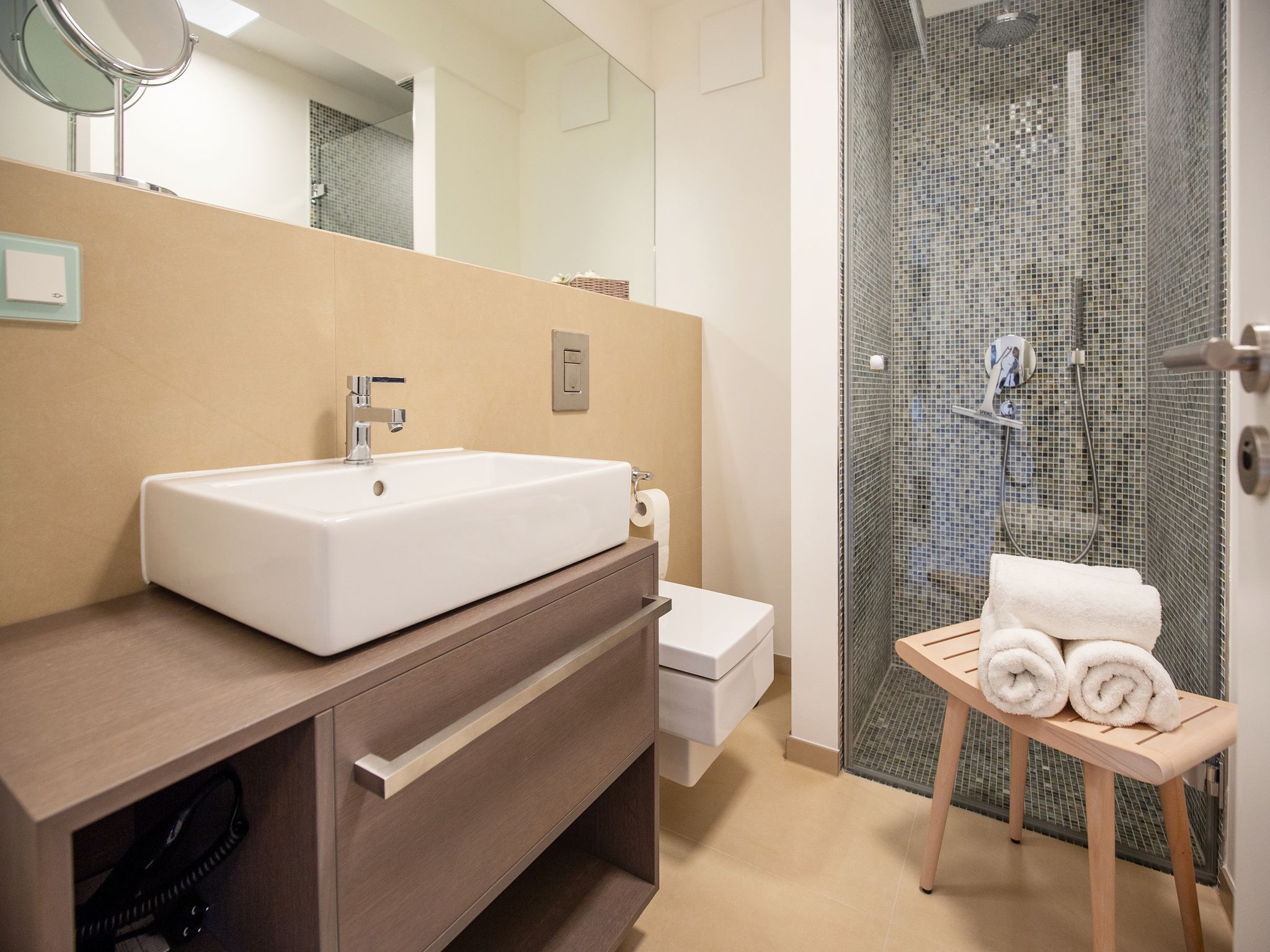 Dünenresidenz Prora Ferienwohnung mit Meerblick, 1 Schlafzimmer und Balkon (NP/322) Insel Rügen - Badezimmer