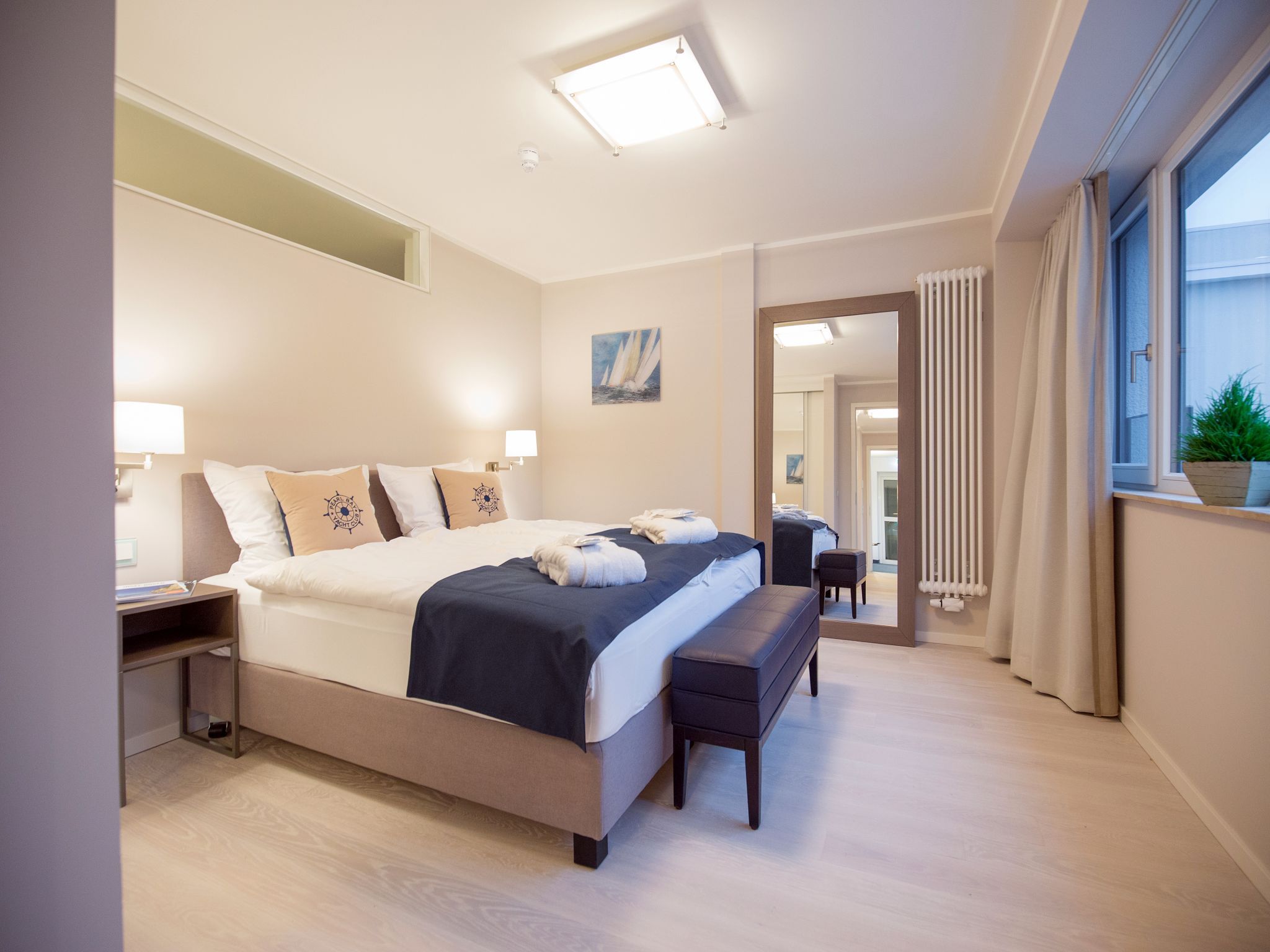 Dünenresidenz Prora Ferienwohnung mit Meerblick, 2 Schlafzimmern und Balkon (NP/417) Insel Rügen - Schlafzimmer