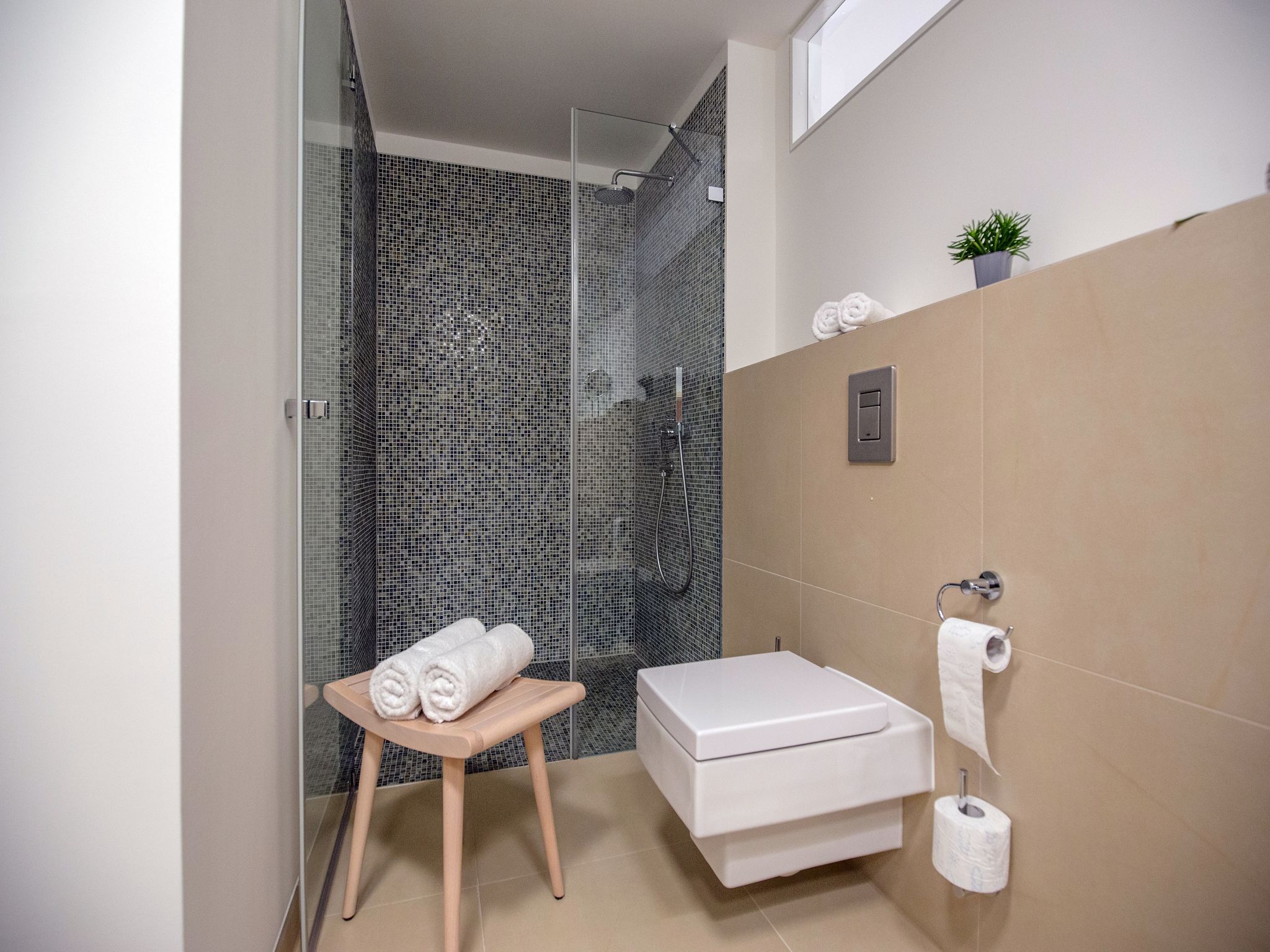 Dünenresidenz Prora Ferienwohnung mit Meerblick, 2 Schlafzimmern und Balkon (NP/417) Insel Rügen - Badezimmer