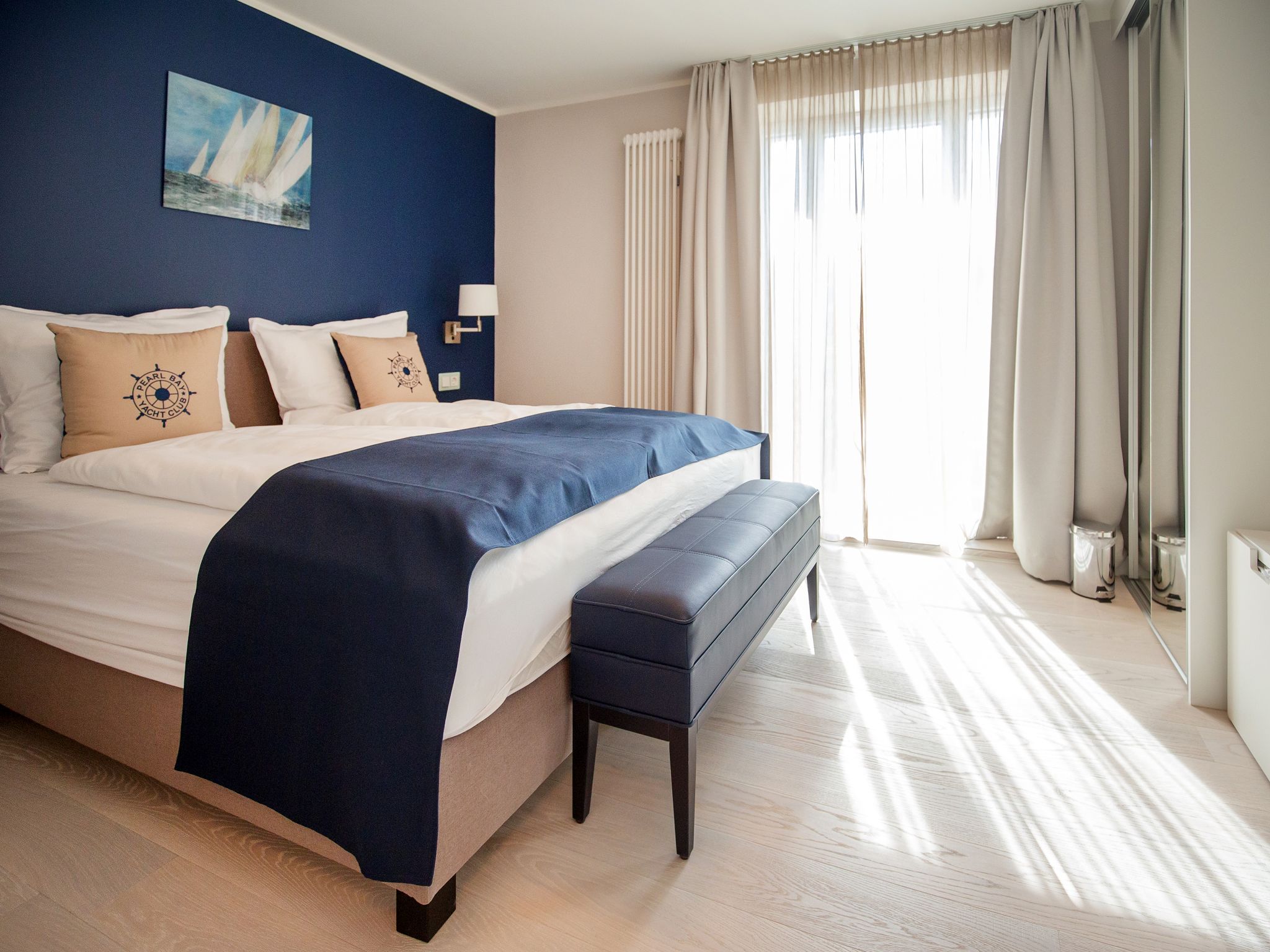 Dünenresidenz Prora Ferienwohnung mit 1 Schlafzimmer zur Sonnenseite (NP/420) Insel Rügen - Schlafzimmer