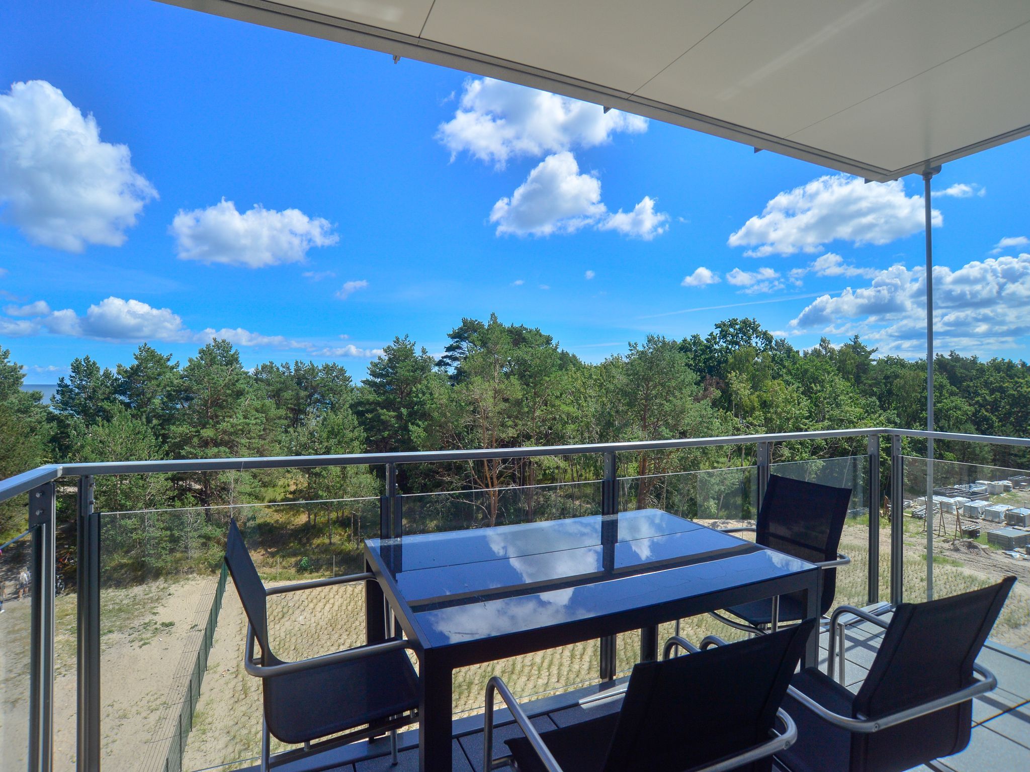 Dünenresidenz Prora Proradies Oberdeck in Prora (B3/4.1) Insel Rügen - Balkon