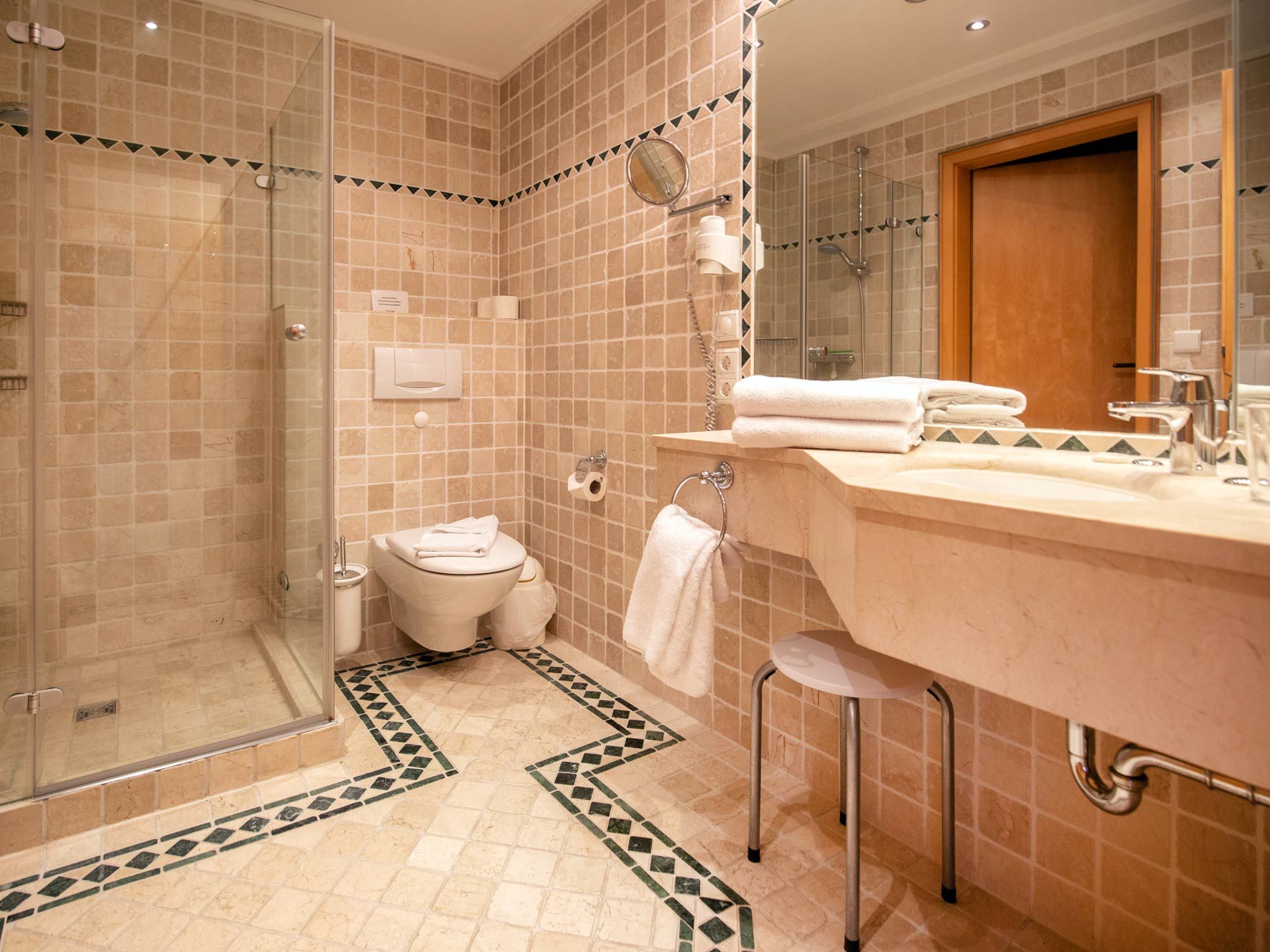 Strandvillen Binz Ferienwohnung mit 1 Schlafzimmer und Balkon (AH/627) Insel Rügen - Badezimmer