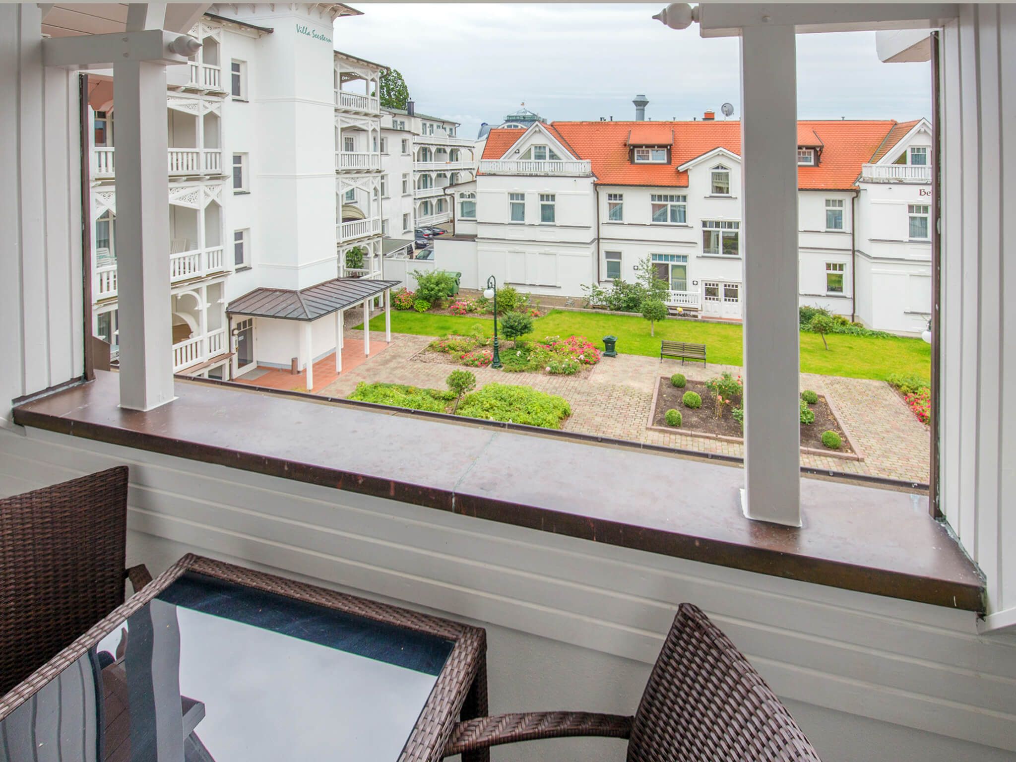 Strandvillen Binz 1-Raum-Ferienwohnung mit Balkon (AH/722) Insel Rügen - Balkon