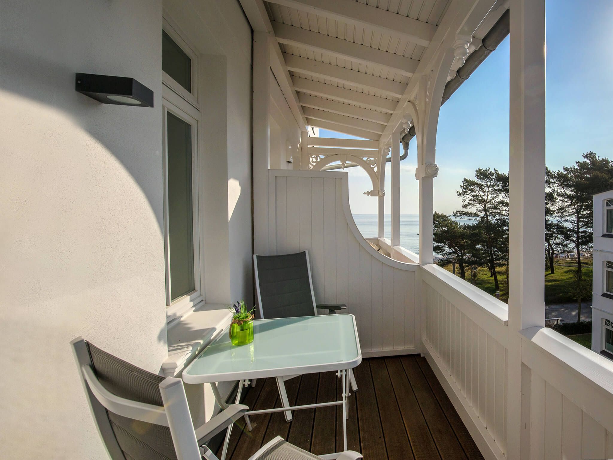 Strandvillen Binz Ferienwohnung mit 1 Schlafzimmer und Balkon (SV/007) Insel Rügen - Balkon