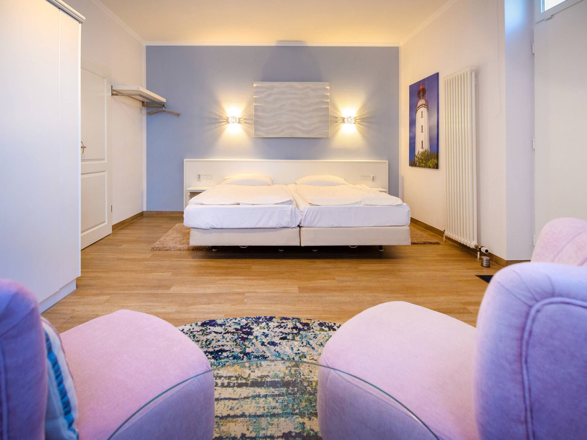 Strandvillen Binz Ferienwohnung mit Meerblick, 1 Schlafzimmer und Balkon (SV/606) Insel Rügen - Schlafzimmer